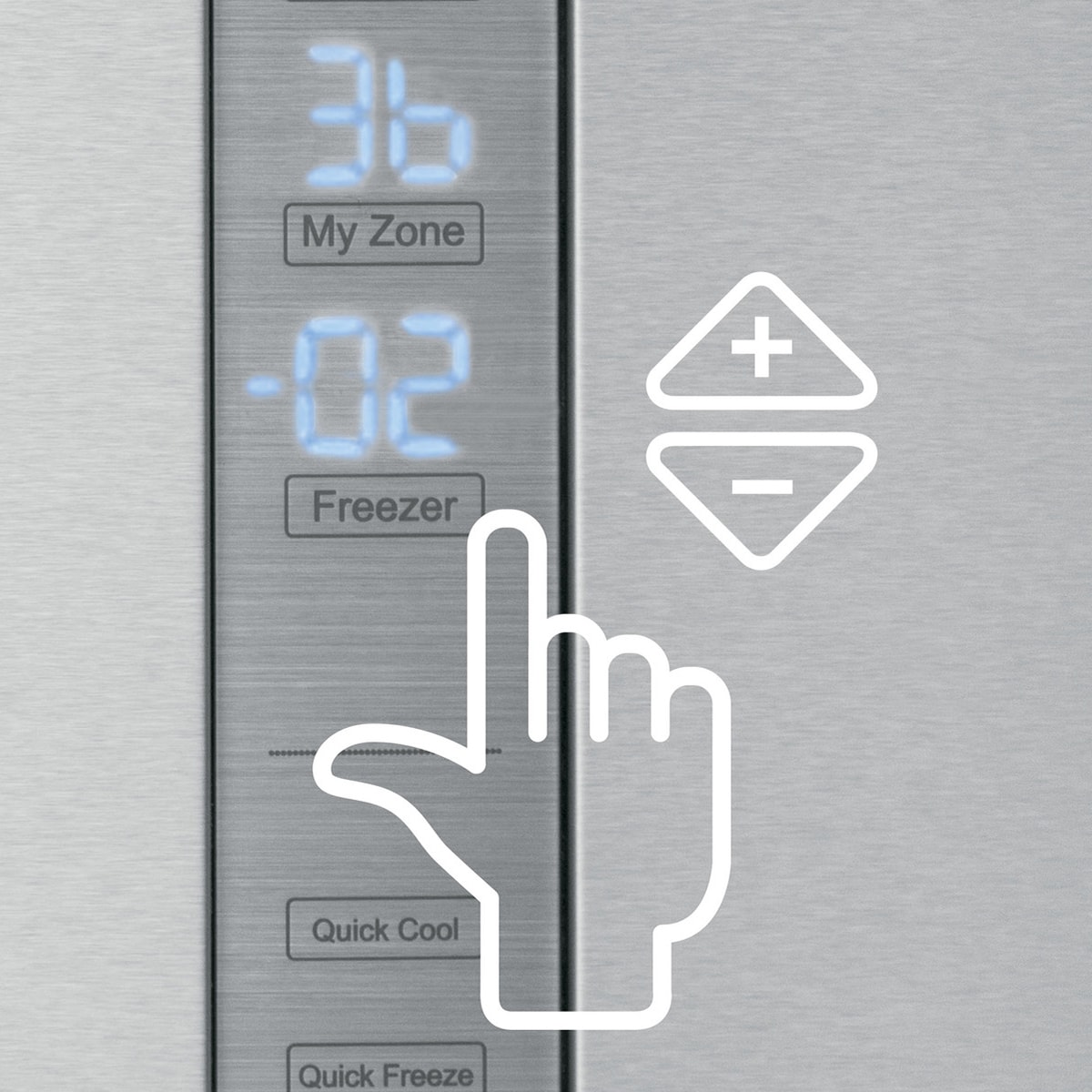 Haier 28 in. 15 cu. ft. Counter Depth Bottom Freezer Refrigerator - Stainless Steel, , hires