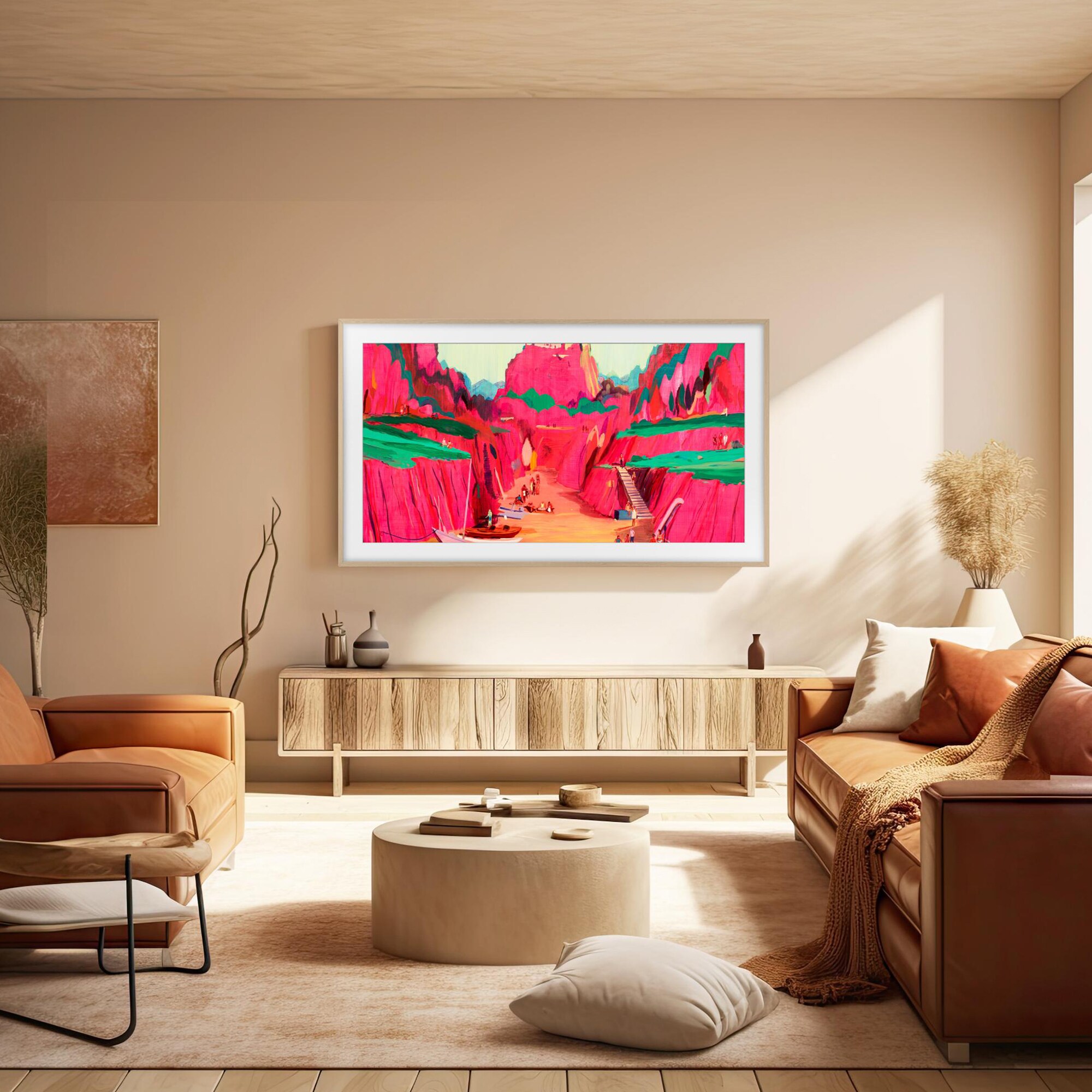 Samsung - 85" Class The Frame Pro LS03FW Neo QLED 4K UHD Smart Tizen TV, , hires
