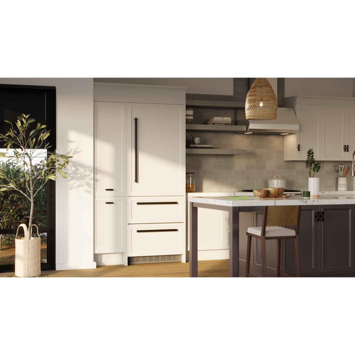 Liebherr 30 in. 14.1 cu. ft. Built-In Counter Depth Bottom Freezer Refrigerator with Ice Maker - Custom Panel Ready, , hires