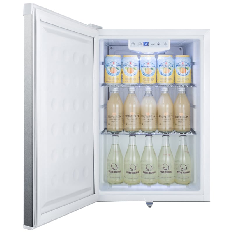 Summit 17 in. 2.5 cu. ft. Left-Hinged Undercounter Refrigerator - Stainless Steel, , hires