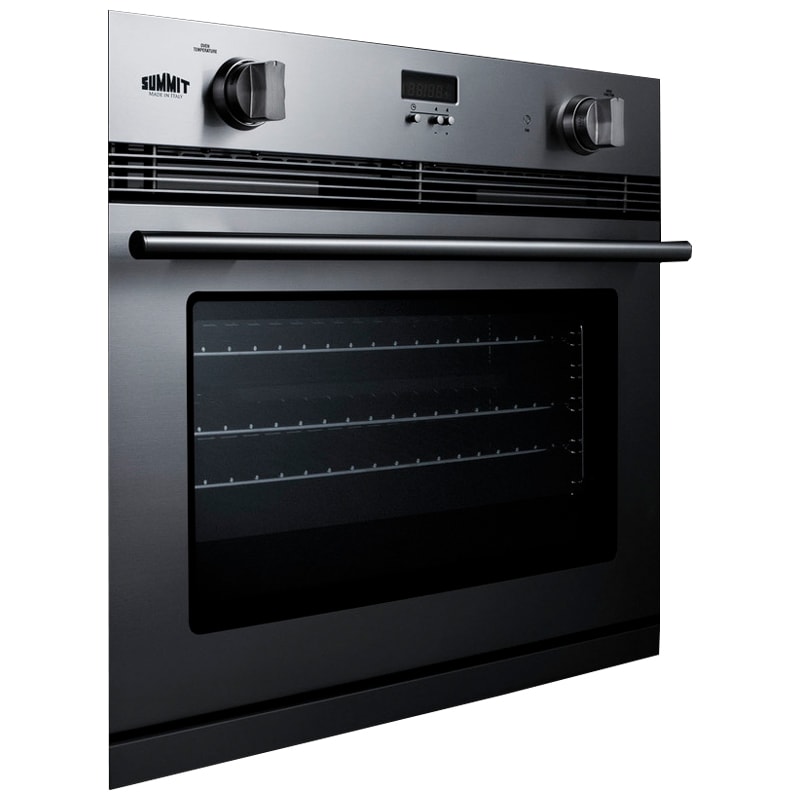 Summit 30 in. 3.0 cu. ft. Gas Wall Oven with Standard Convection Stainless Steel P.C