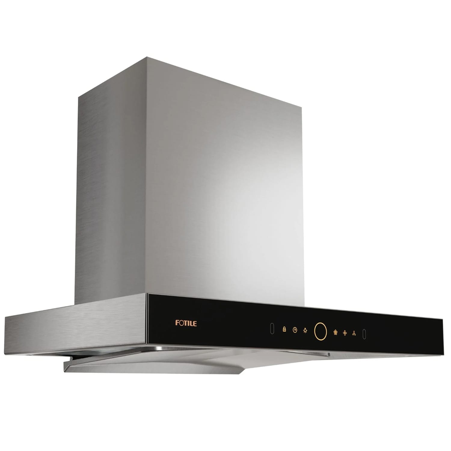 Fotile 30 in. Perimeter Series Chimney Style Range Hood with 4 Speed Settings, 1200 CFM & 2 LED Lights - Black, , hires