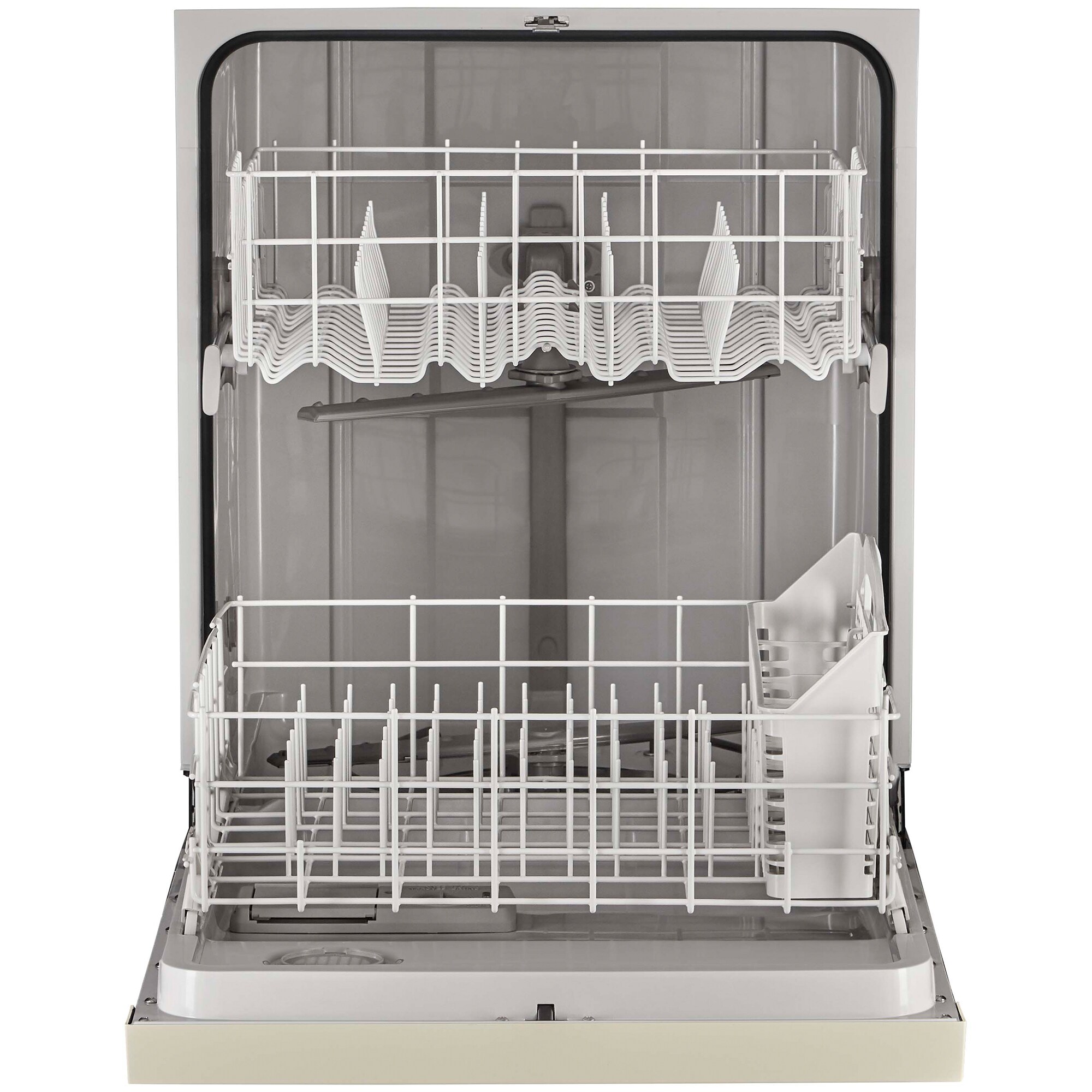 Whirlpool 24 in. Front Control Dishwasher with 57 dBa Sound Level & Pocket - Biscuit, Biscuit, hires