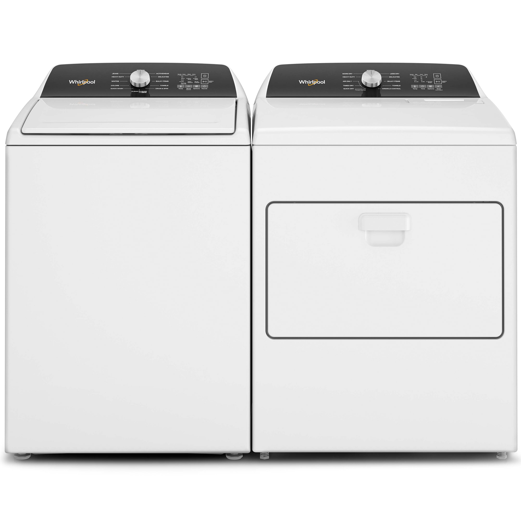 Whirlpool 29 in. 7.0 cu. ft. Top Loading Electric Dryer with 11 Dryer Programs, 1 Dry Options, Wrinkle Care & Sensor Dry - White, , hires