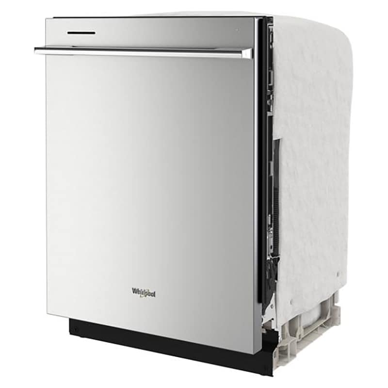 Whirlpool 24 in. Top Control Dishwasher with 41 dBa Sound Level & 3rd-Rack - Fingerprint Resistant Stainless, , hires