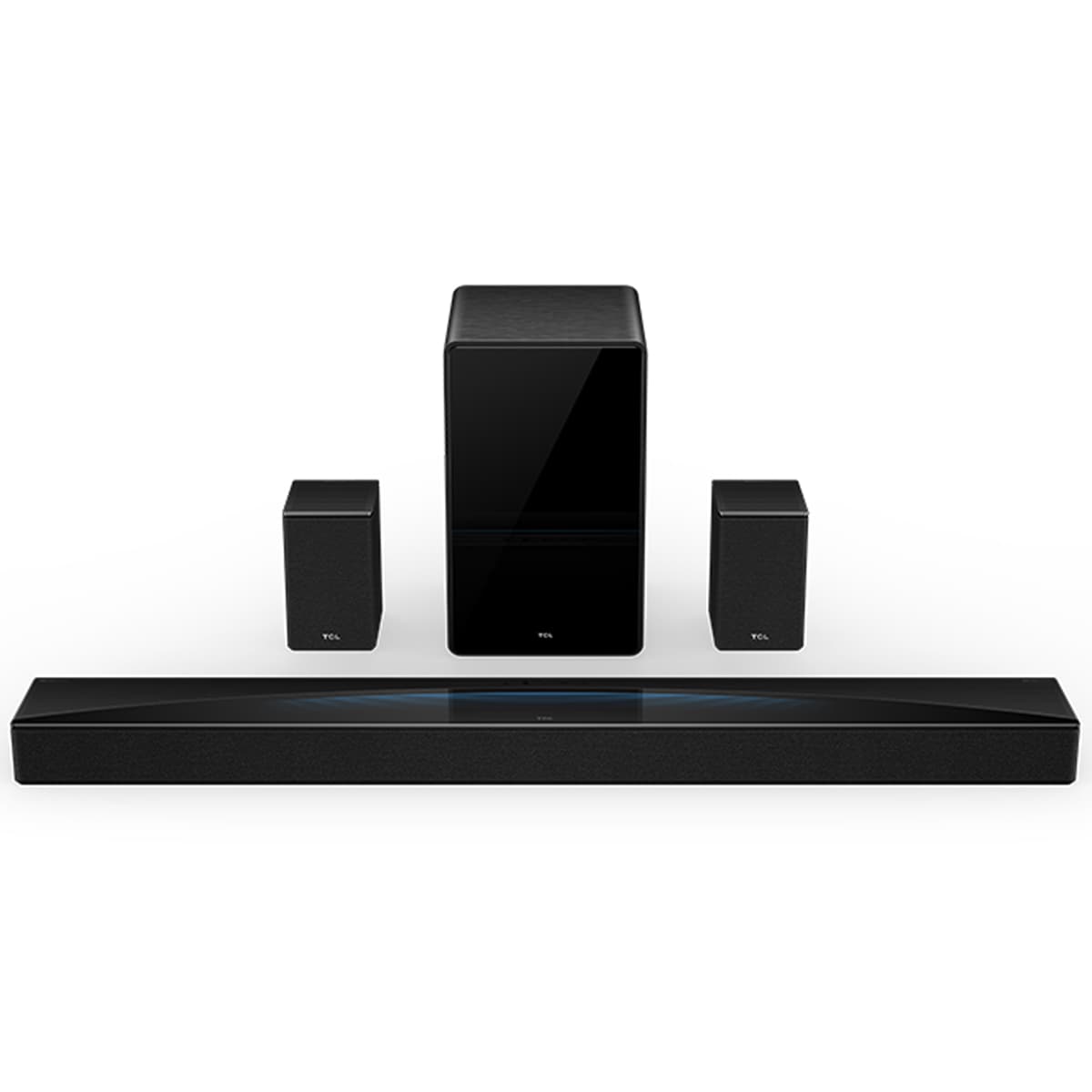 TCL Q Class 7.1.4 Channel Dolby Atmos Smart Sound Bar with Bluetooth & Wireless Subwoofer - Black, , hires