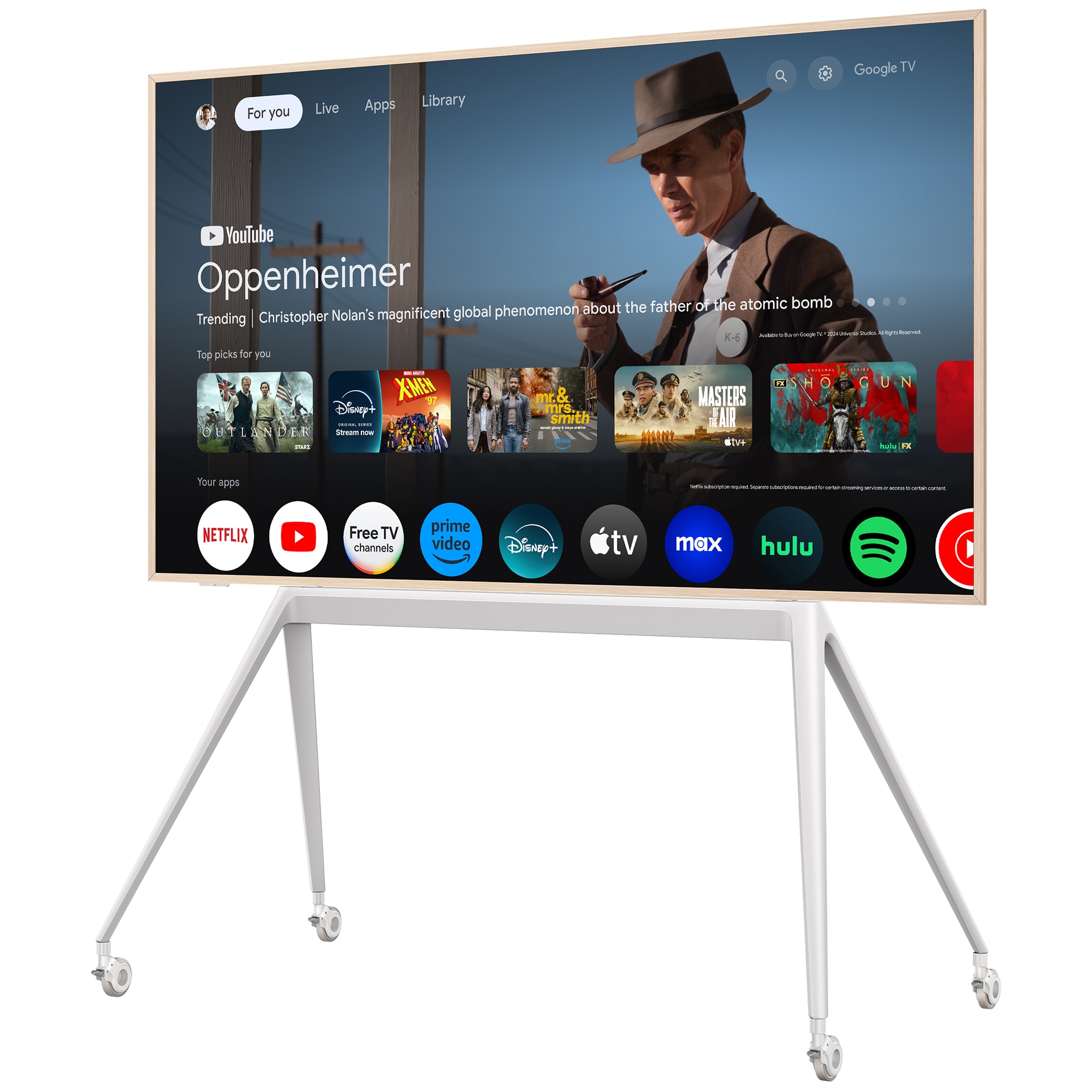 TCL - 55" Class NXTVISION Pro QLED 4K UHD Smart Google TV, , hires