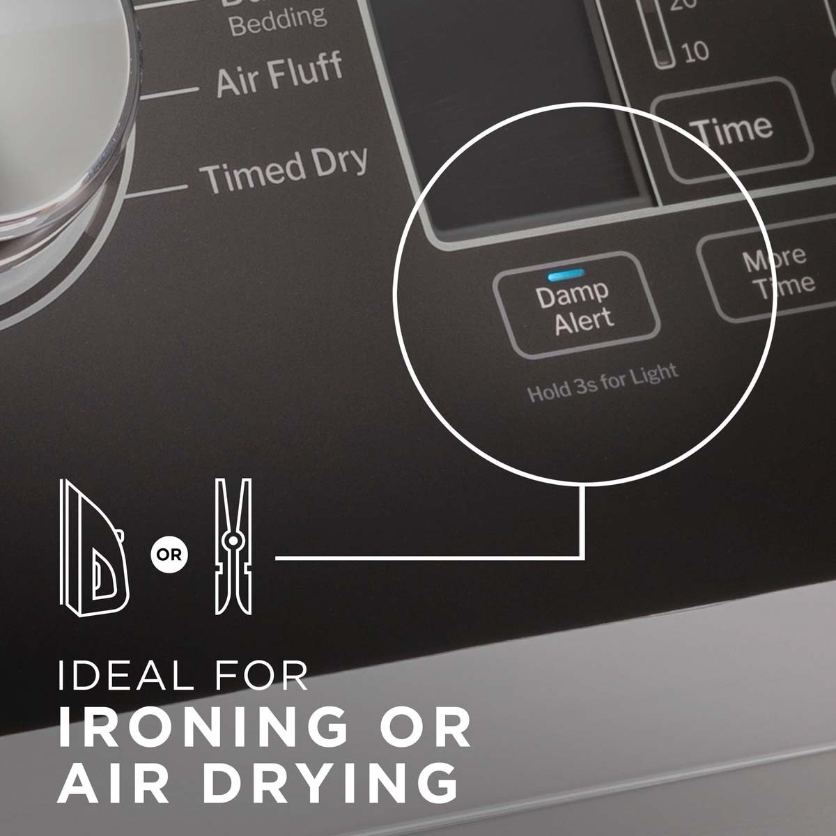 GE 27 in. 7.4 cu. ft. Electric Dryer with Up To 120 ft. Venting, Sanitize Cycle & Sensor Dry - Diamond Gray, , hires