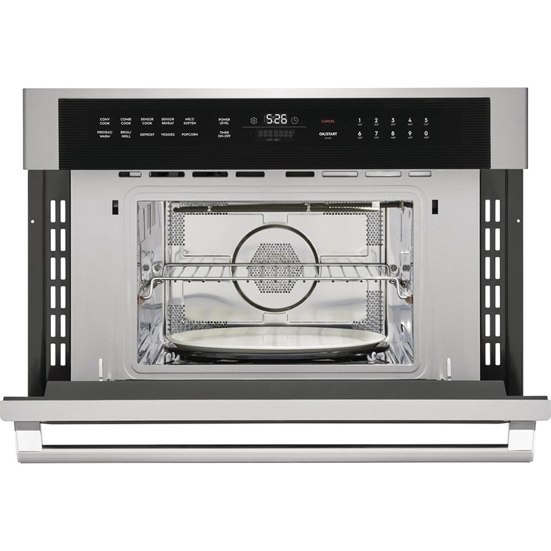 Electrolux 30 in. 1.6 cu. ft. 1000W Built-In Microwave with Convection & Sensor Cooking - Stainless Steel, , hires