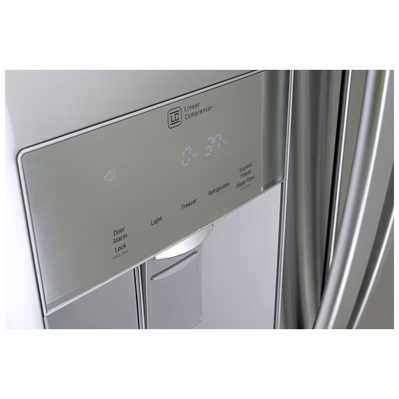 LG 30 in. 21.8 cu. ft. French Door Refrigerator with Ice & Water Dispenser - Stainless Steel, , hires
