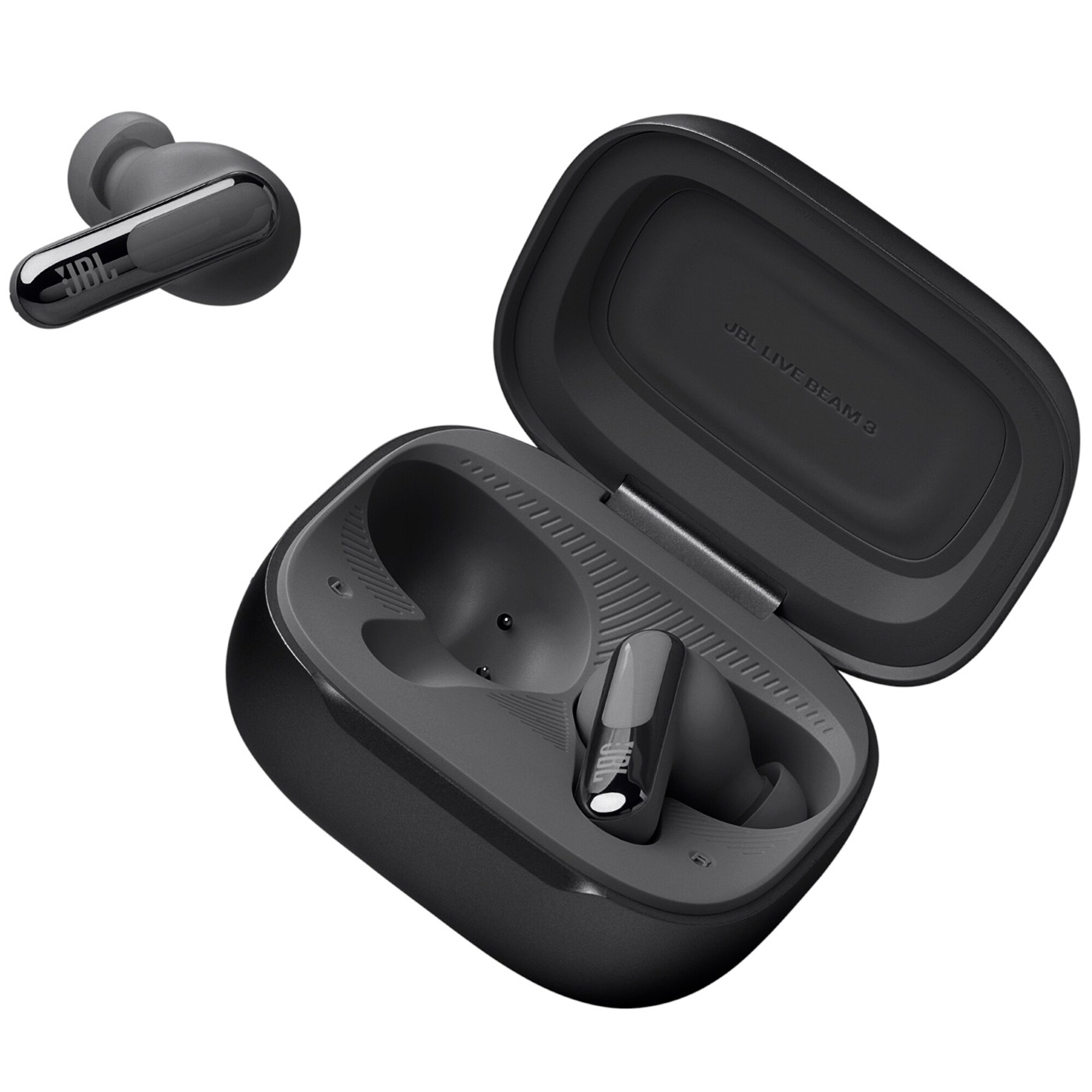 JBL Live Beam 3 Noise-Canceling True Wireless Earbuds (Black), , hires