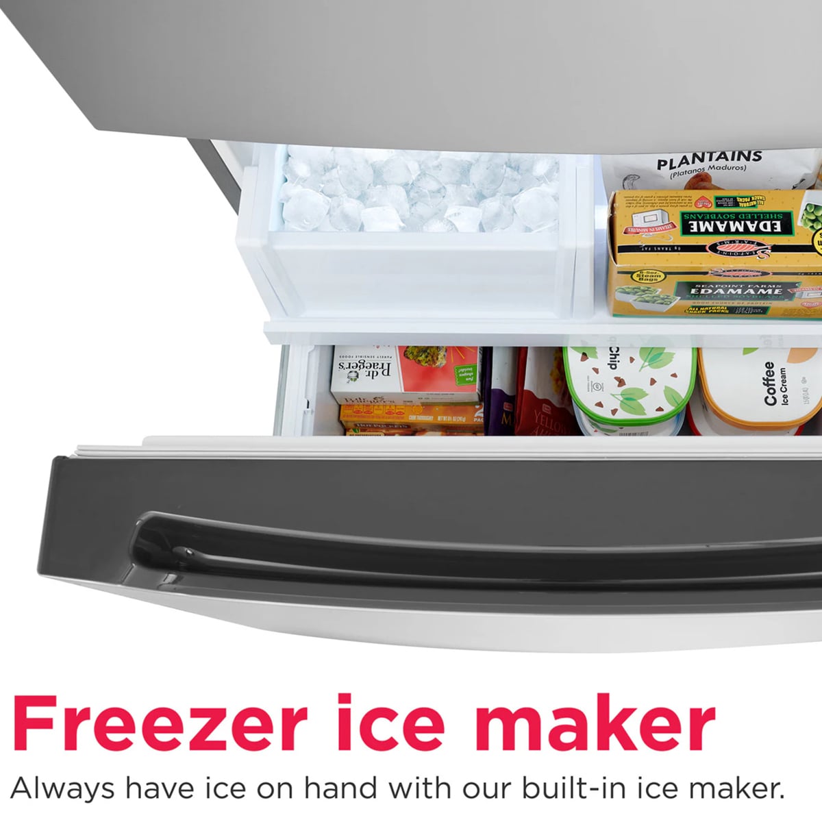 Frigidaire Gallery 30 in. 20.3 cu. ft. Bottom Freezer Refrigerator with Internal Water Dispenser - Stainless Steel, , hires