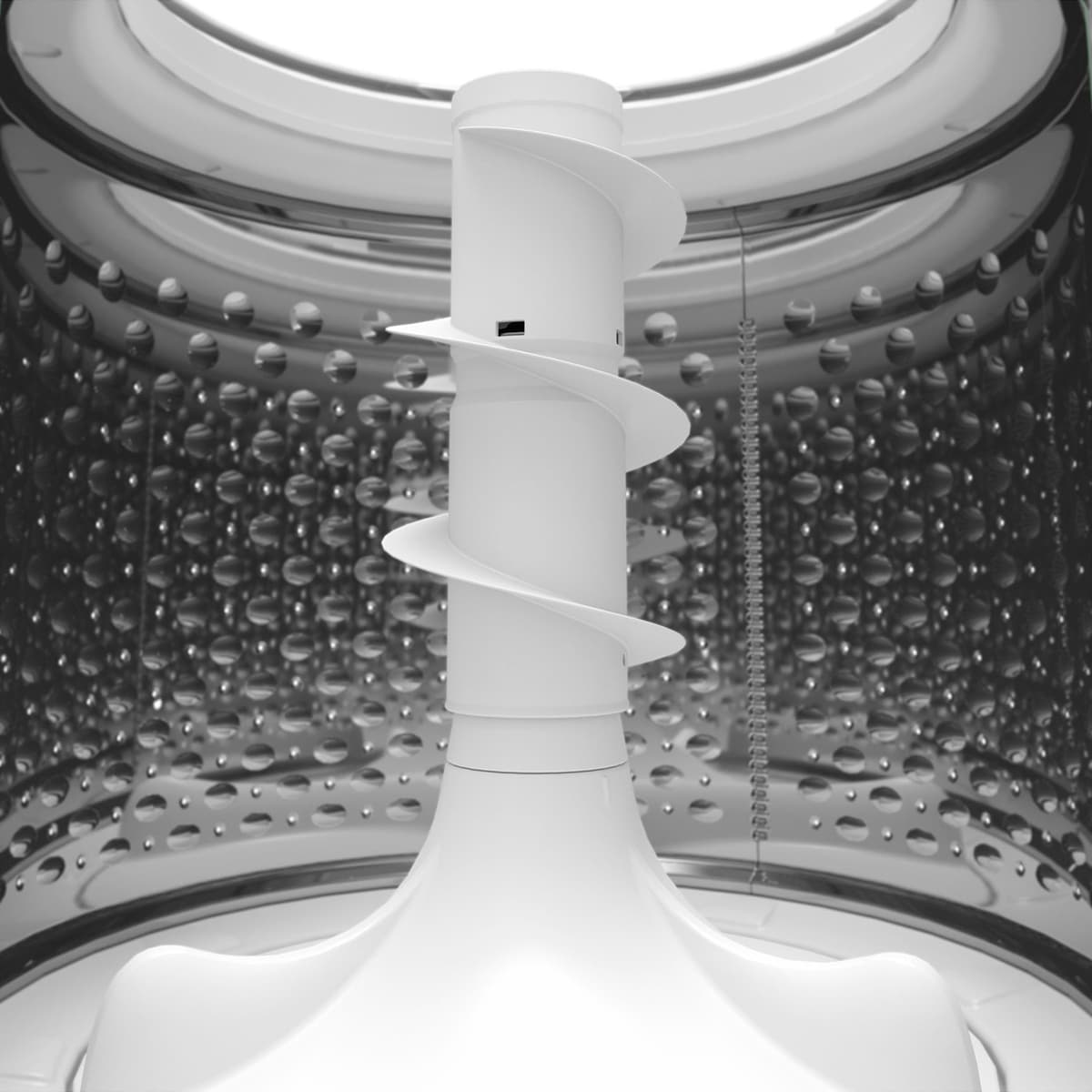 GE 27 in. 4.5 cu. ft. Top Load Washer with Agitator & Sanitize with Oxi - White, , hires