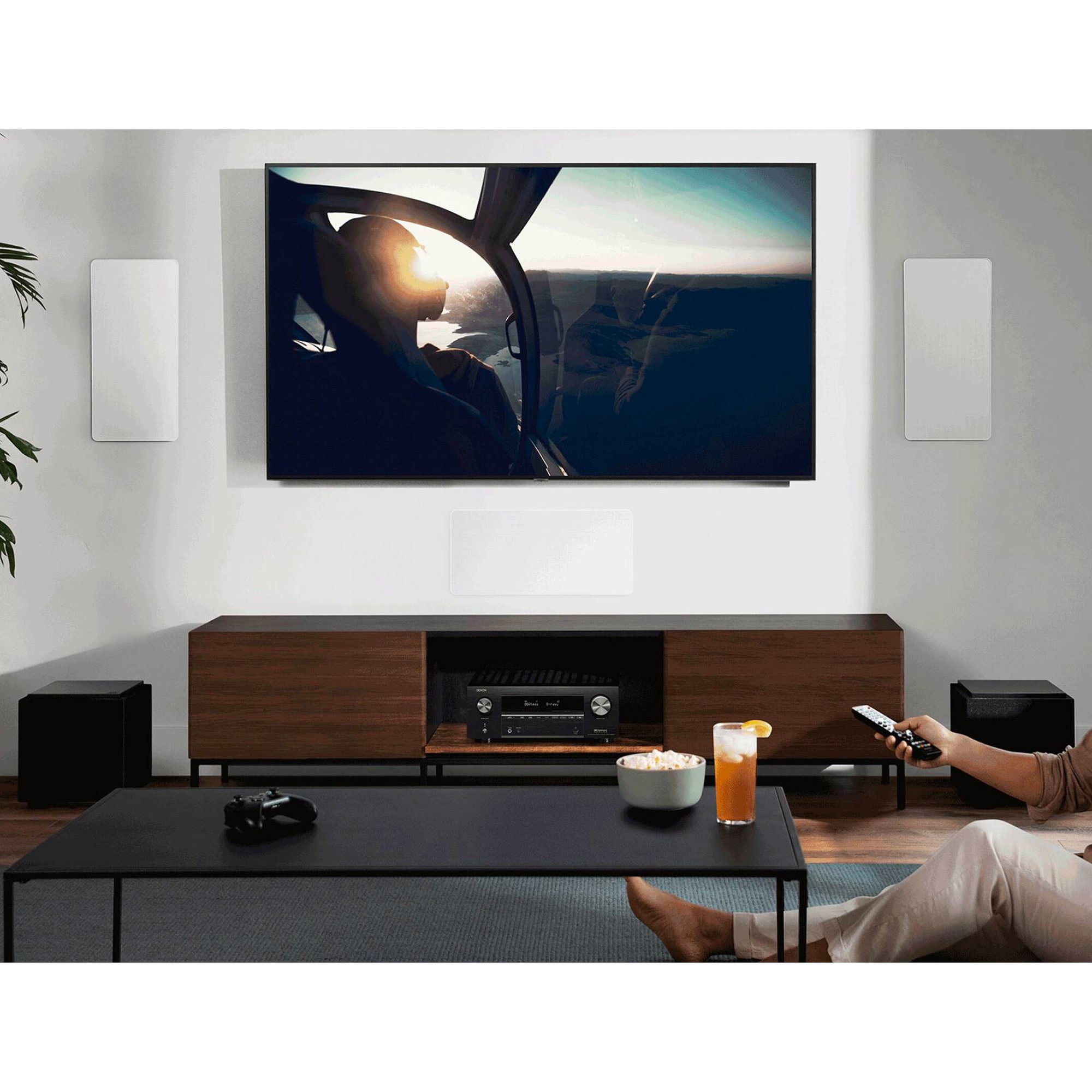 Denon 9.4 Ch. 105W 8K AV Receiver with Built-In HEOS - Black, , hires