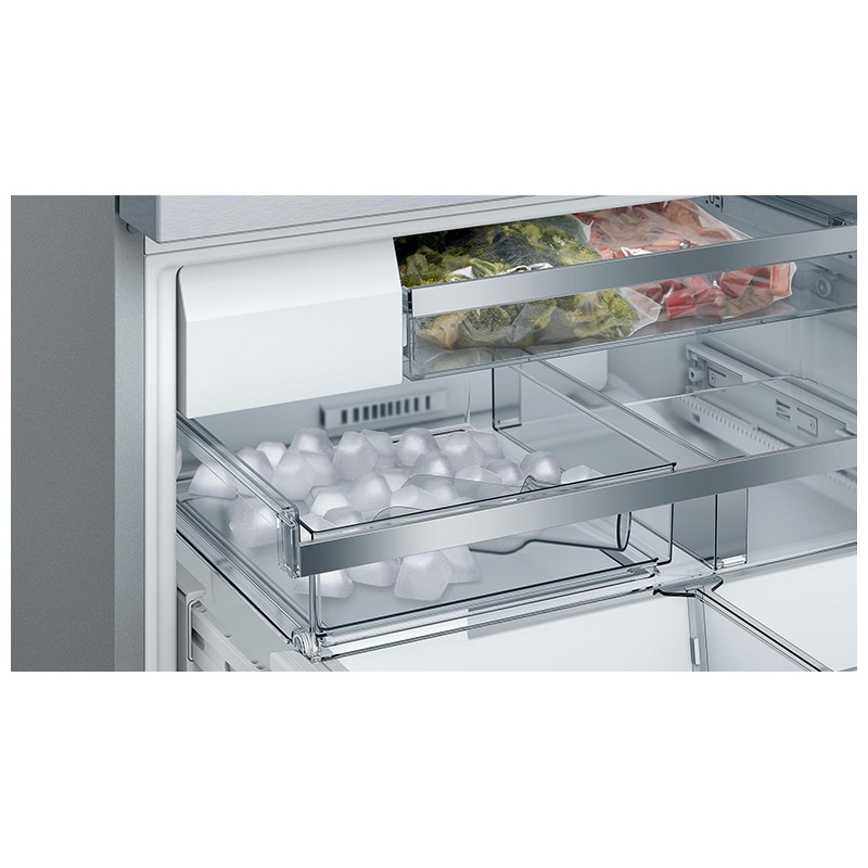 Bosch 800 Series 36 in. 20.5 cu. ft. Smart Counter Depth 4-Door French Door Refrigerator with Internal Water Dispenser - Smudge-Proof Stainless Steel, , hires