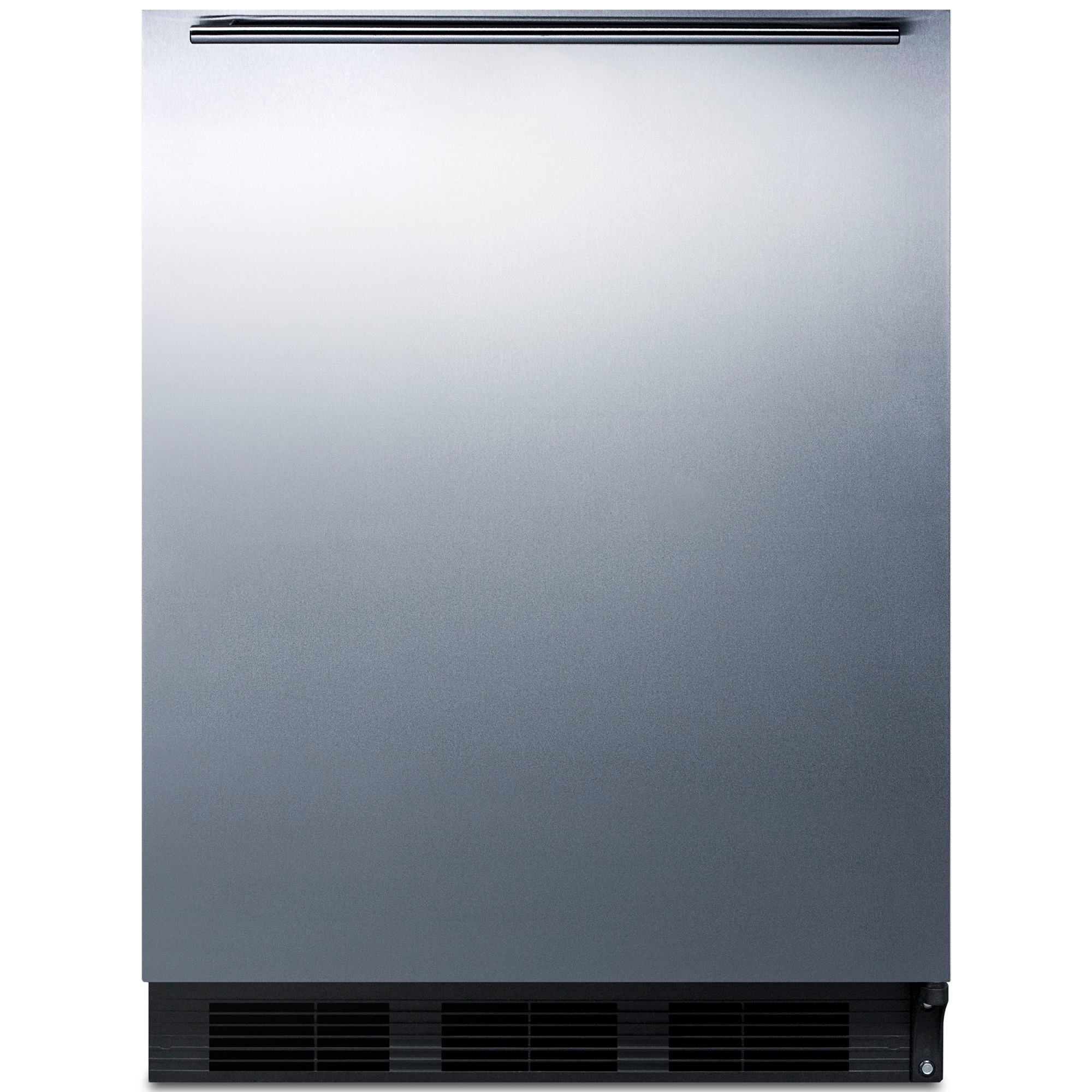 Summit 24 in. 5.5 cu. ft. Left-Hinged Undercounter Refrigerator with Horizontal Handle - Stainless Steel, , hires