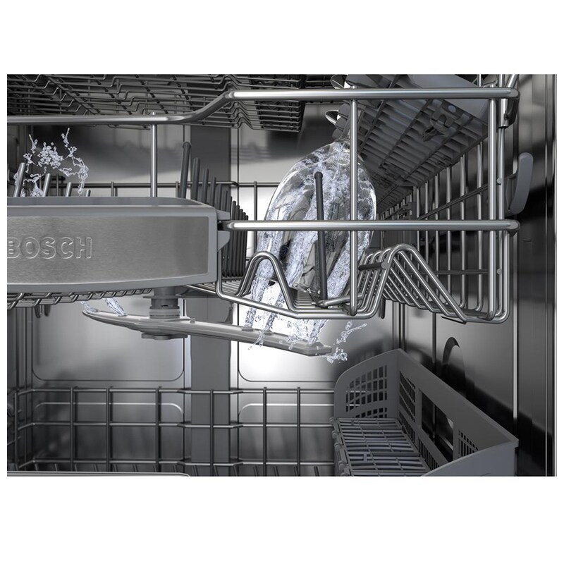 Bosch 300 Series 24" Dishwasher with 44dBA Quiet Level, 5 Wash Cycles
