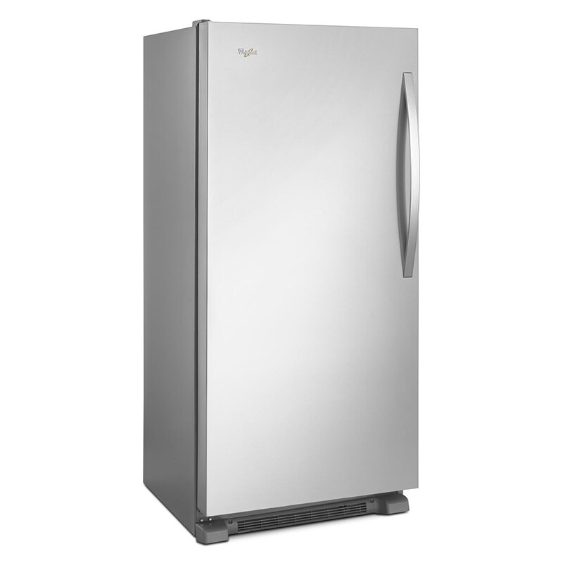 Whirlpool 30 in. 18.0 cu. ft. Upright Freezer with Adjustable Shelves - Monochromatic Stainless Steel, , hires