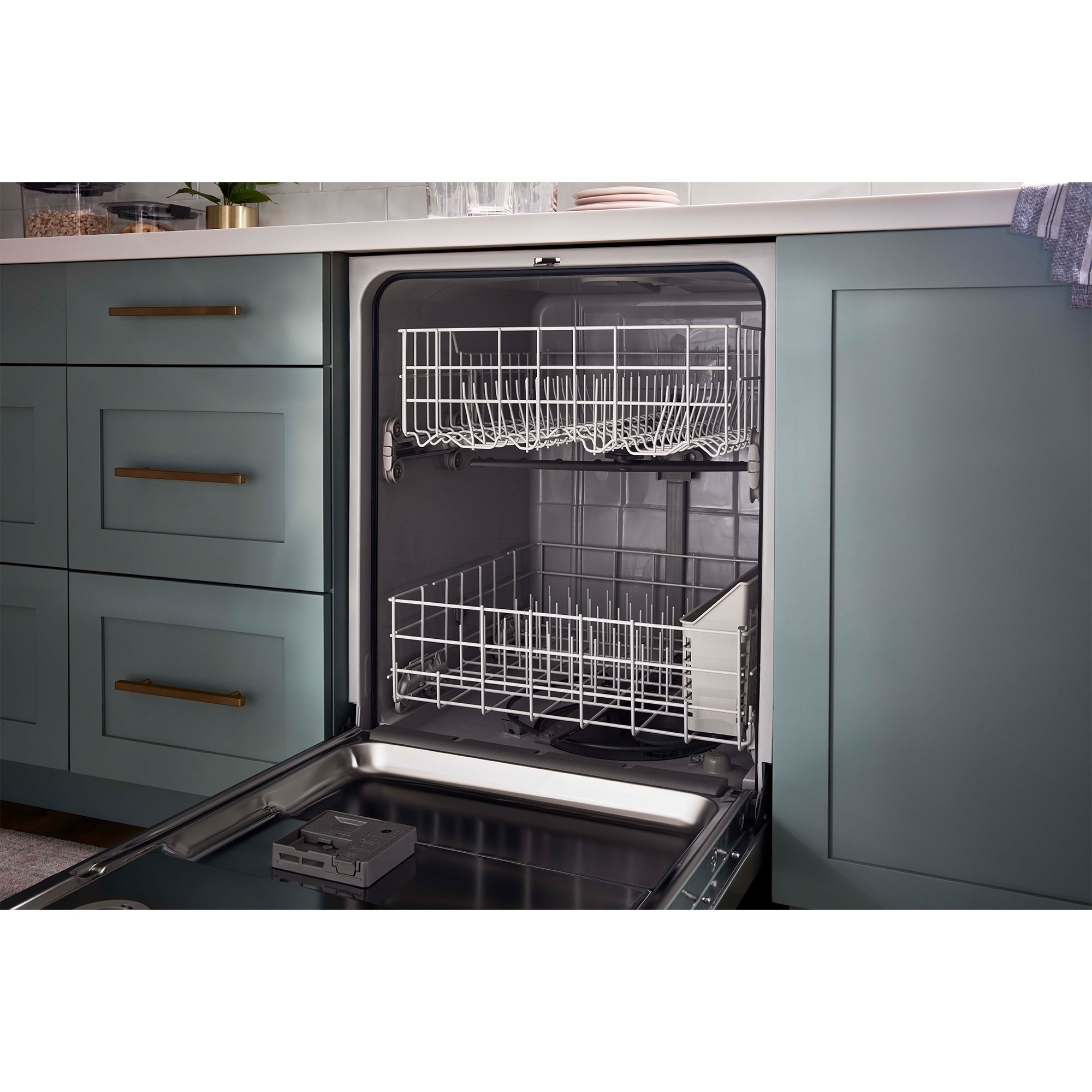 Whirlpool 24 in. Top Control Dishwasher with 55 dBa Sound Level - Monochromatic Stainless Steel, , hires