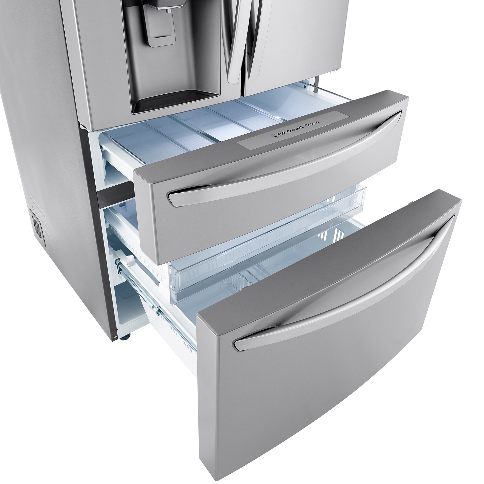 LG 36 in. 29.5 cu. ft. Smart 4-Door French Door Refrigerator with Ice & Water Dispenser - Stainless Steel, , hires