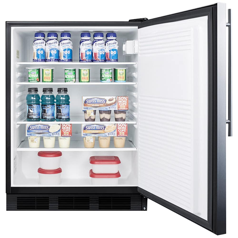 Summit 24 in. 5.5 cu. ft. Undercounter Refrigerator for Medical Use - Stainless Steel, , hires