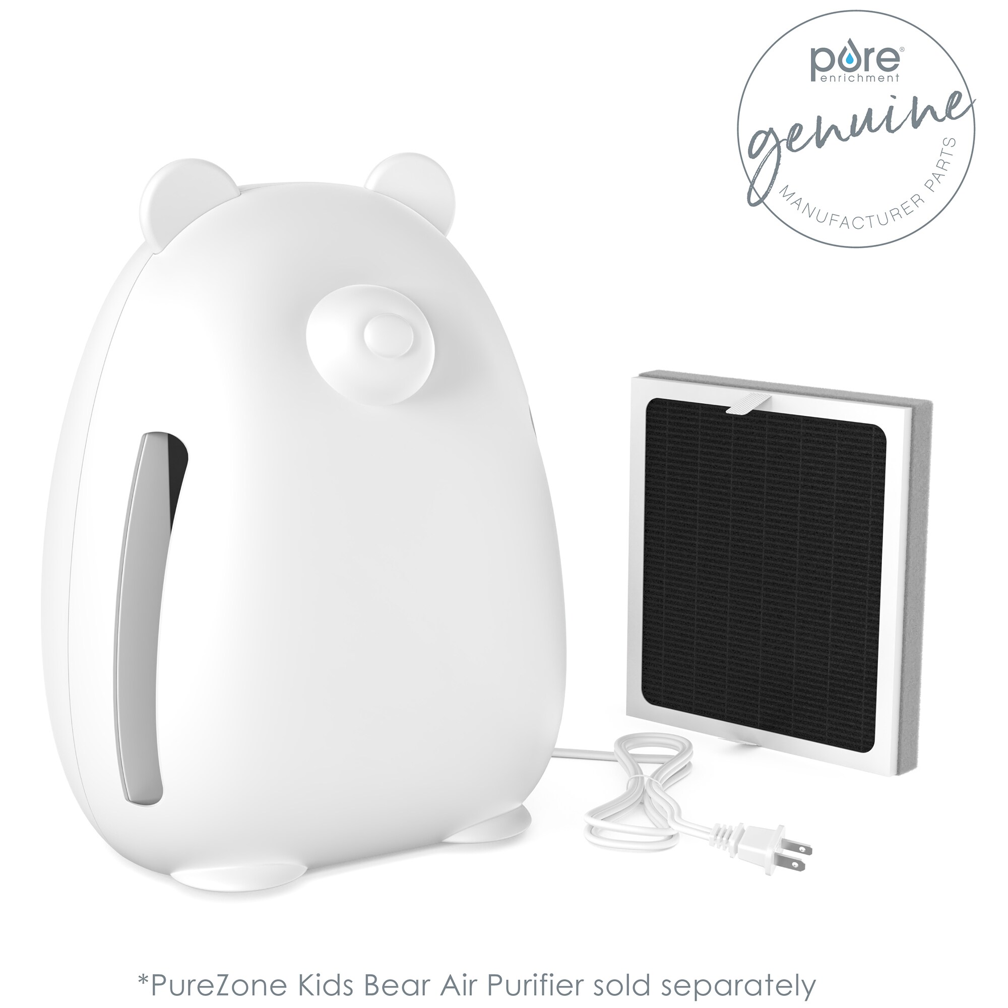 Pure Enrichment Genuine 4-in-1 True HEPA Replacement Air Filter for the PureZone Turbo Air Purifier, , hires