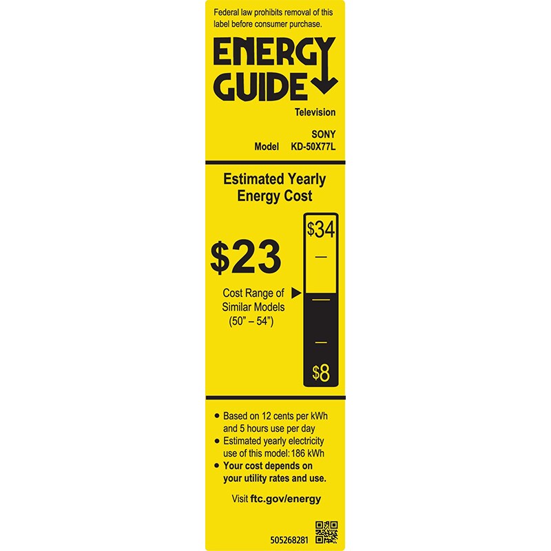 Sony - 50" Class X77L Series LED 4K UHD Smart Google TV, , hires