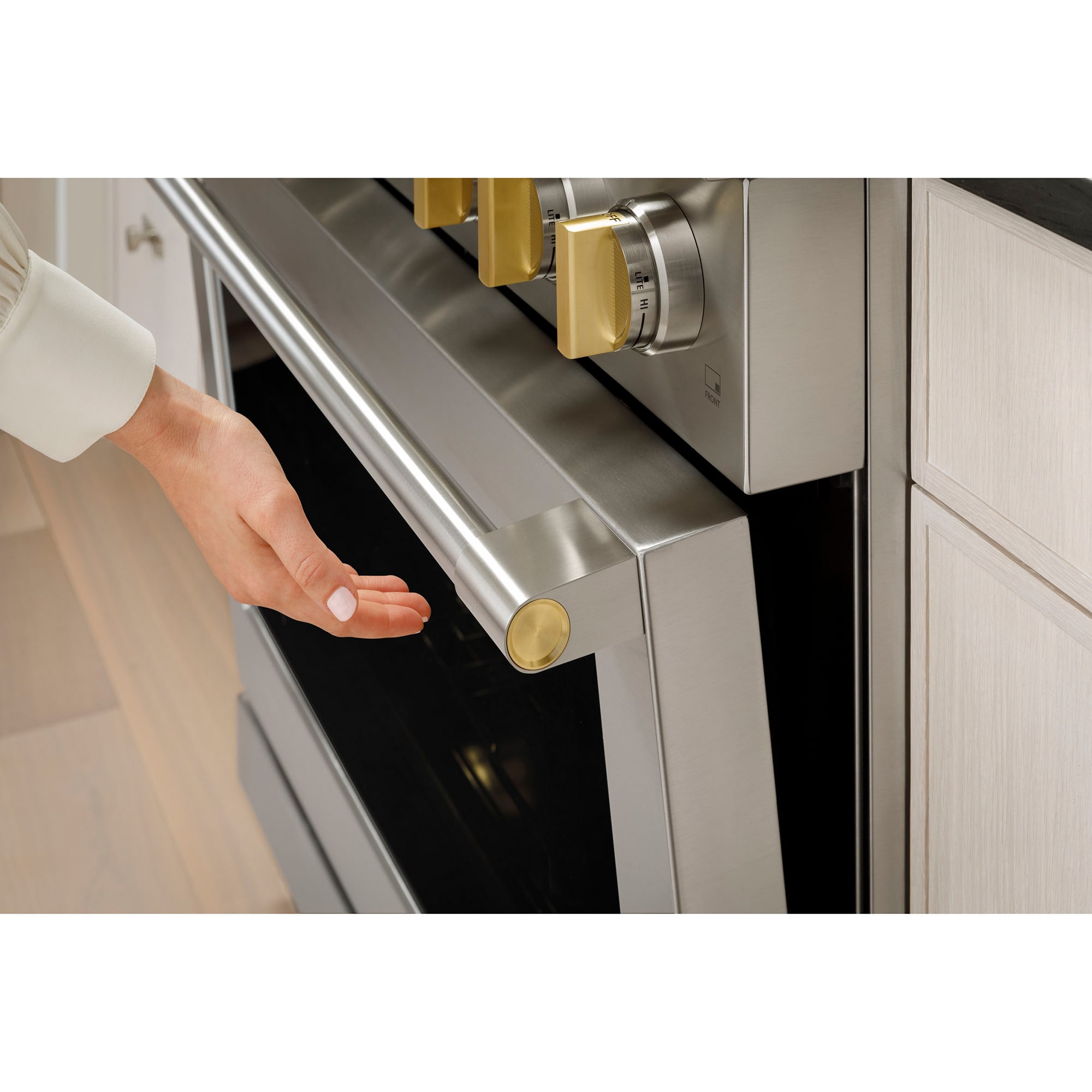 Monogram Statement Series 36 in. 6.2 cu. ft. Smart Standard Convection Gas Range with 6 Sealed Burners - Stainless Steel, , hires