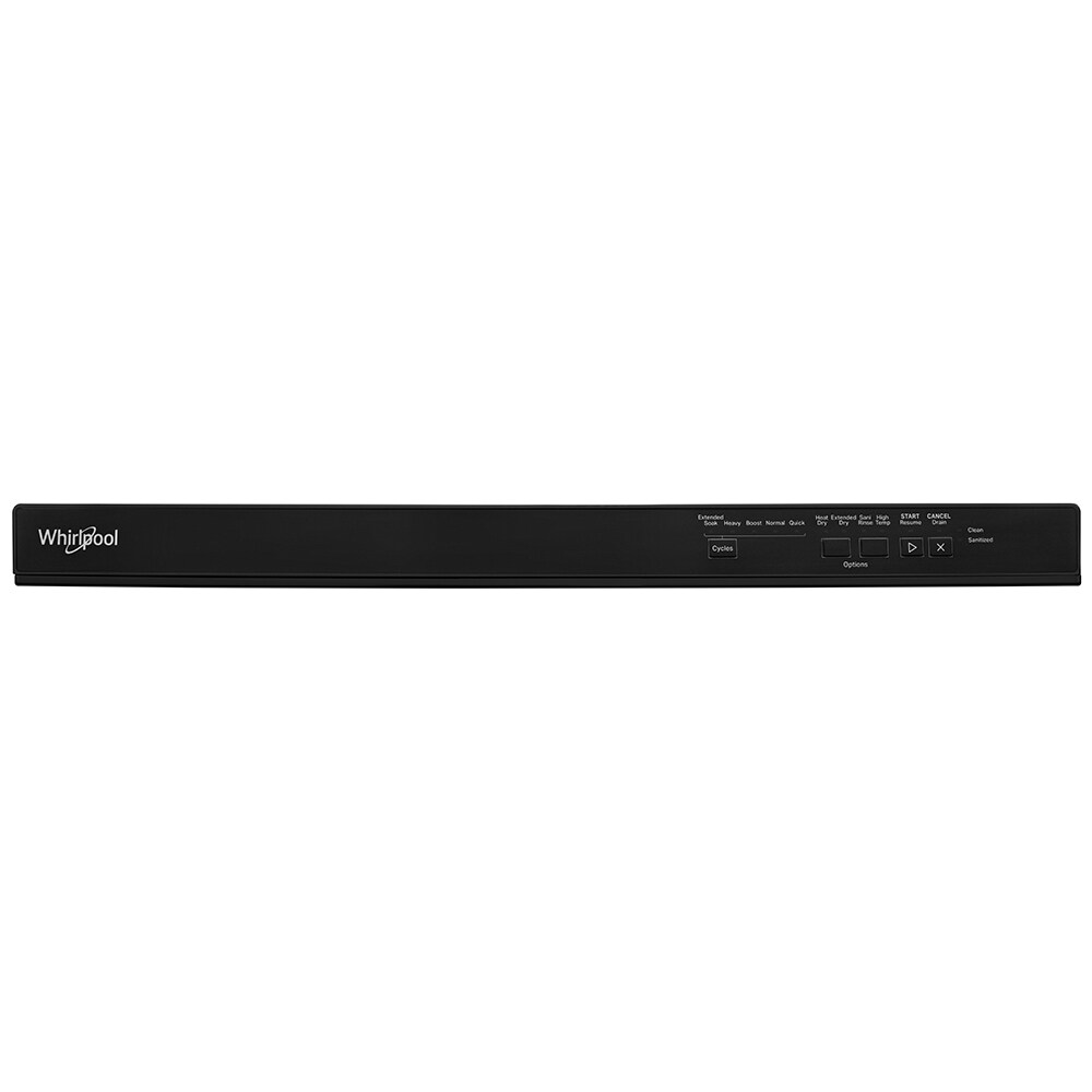 Whirlpool 24 in. Top Control Dishwasher with 55 dBa Sound Level & Pocket - Black, Black, hires