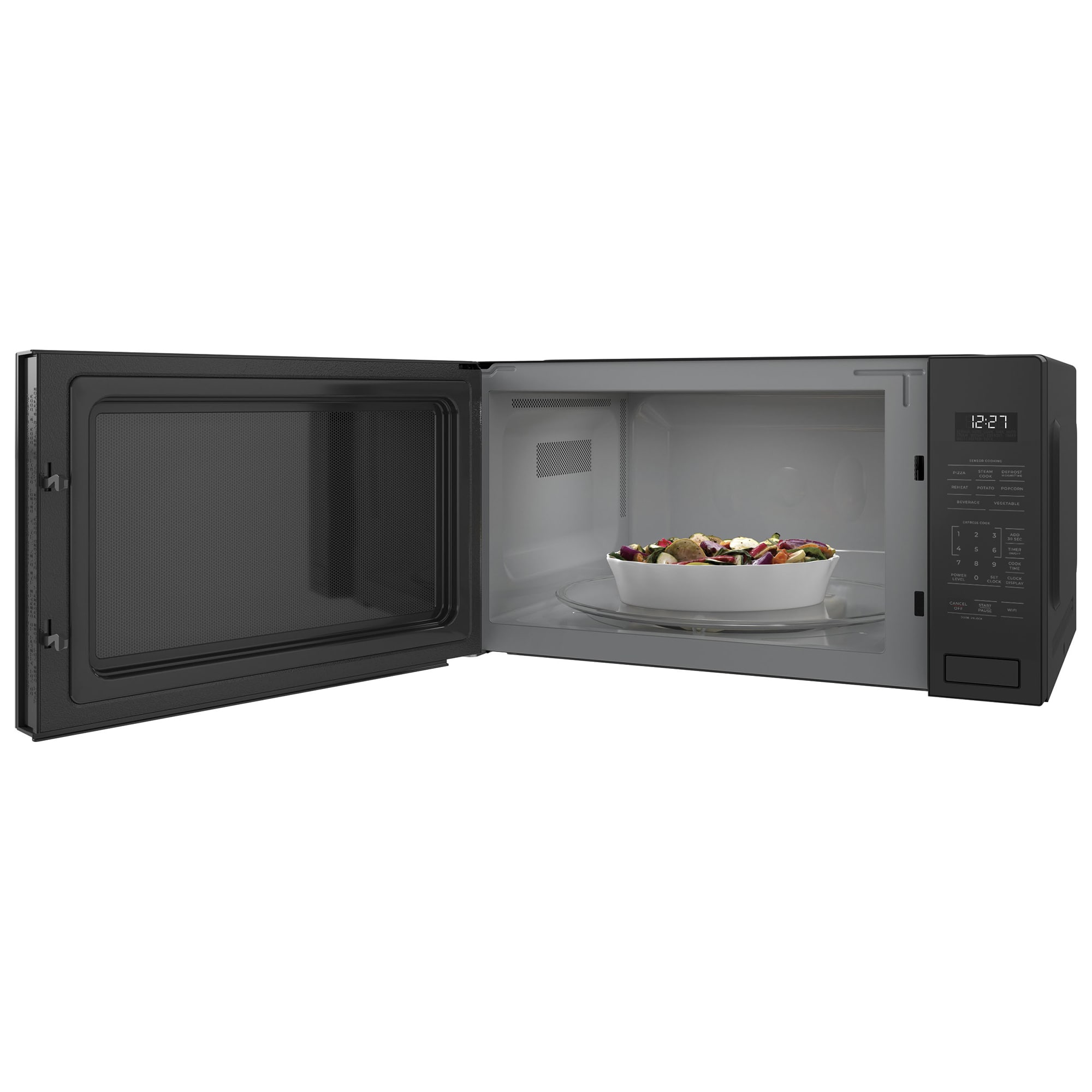 Monogram 24 in. 2.2 cu. ft. 1100W Built-In Microwave with Sensor Cooking - Stainless Steel, , hires