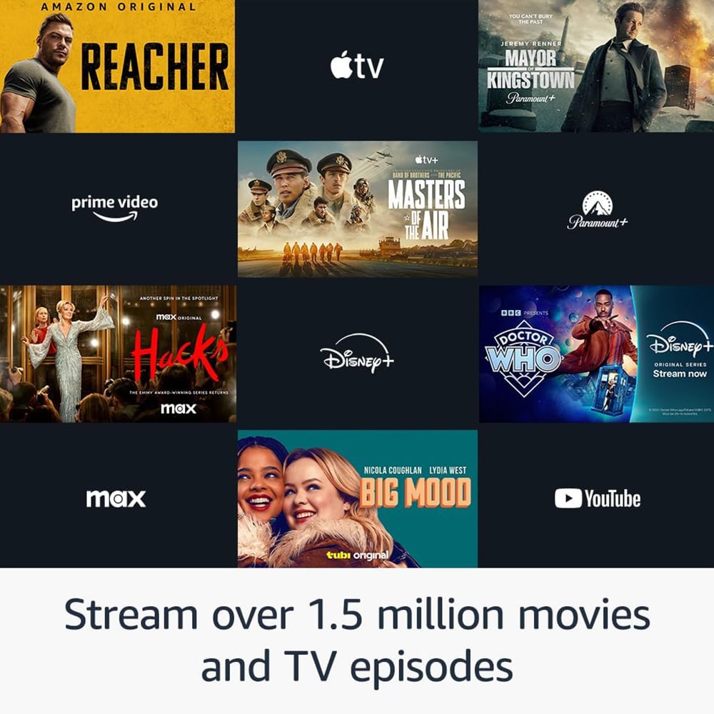 Amazon - Fire TV Stick 4K streaming device, includes support for Wi-Fi 6, Dolby Vision/Atmos, free & live TV - Black, , hires