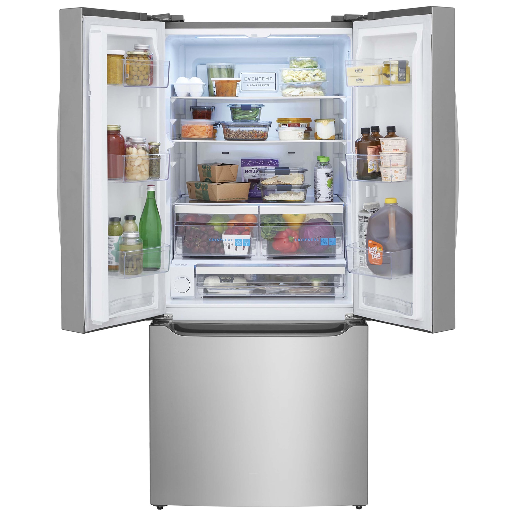 Frigidaire Gallery 30 in. 20 cu. ft. French Door Refrigerator with Internal Water Dispenser - Stainless Steel, , hires