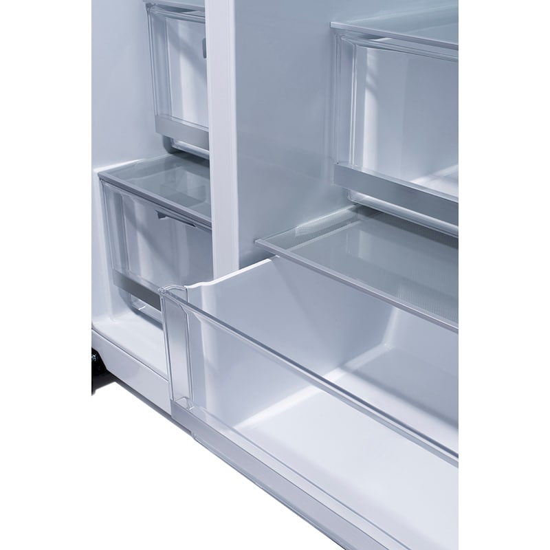 LG InstaView36 in. 27.1 cu. ft. Smart Side by Side Refrigerator with Ice & Water Dispenser - PrintProof Stainless Steel, PrintProof Stainless Steel, hires
