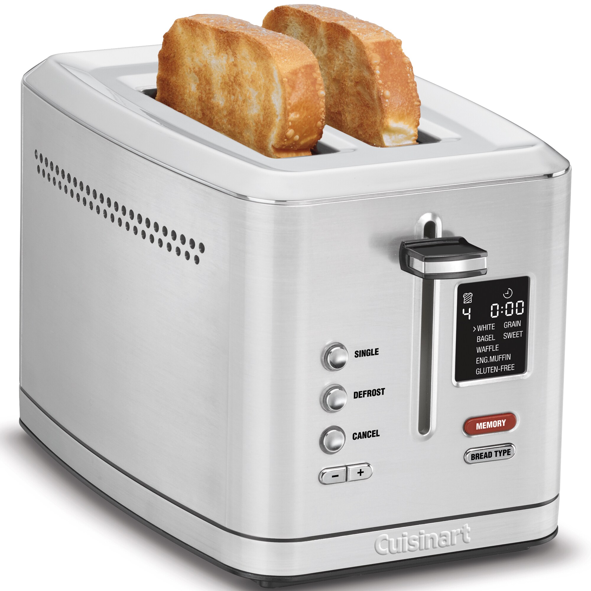 Cuisinart 2Slice Digital Toaster with Memoryset Feature Stainless