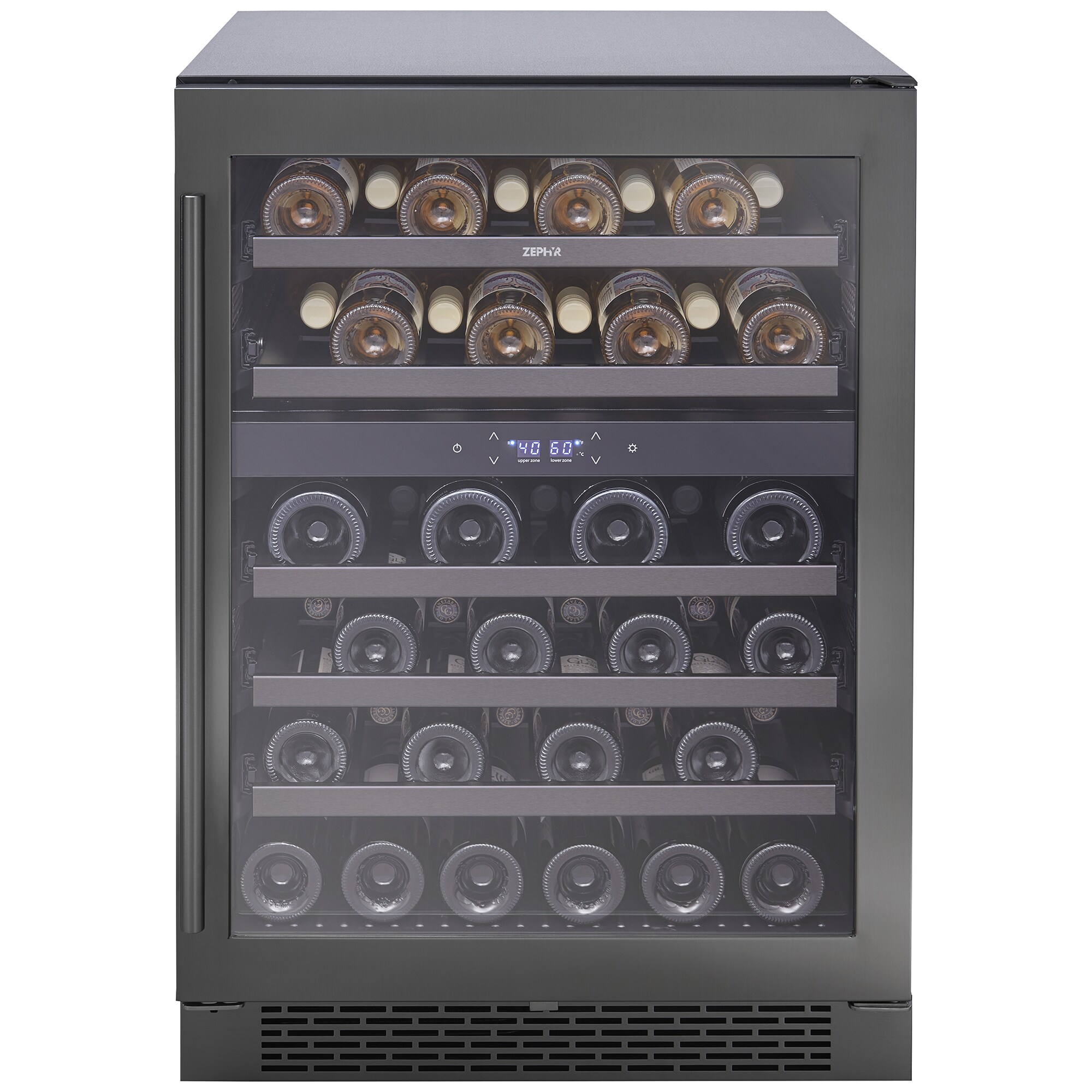 Zephyr Presrv 24 in. Undercounter Wine Cooler with Dual Zones & 45