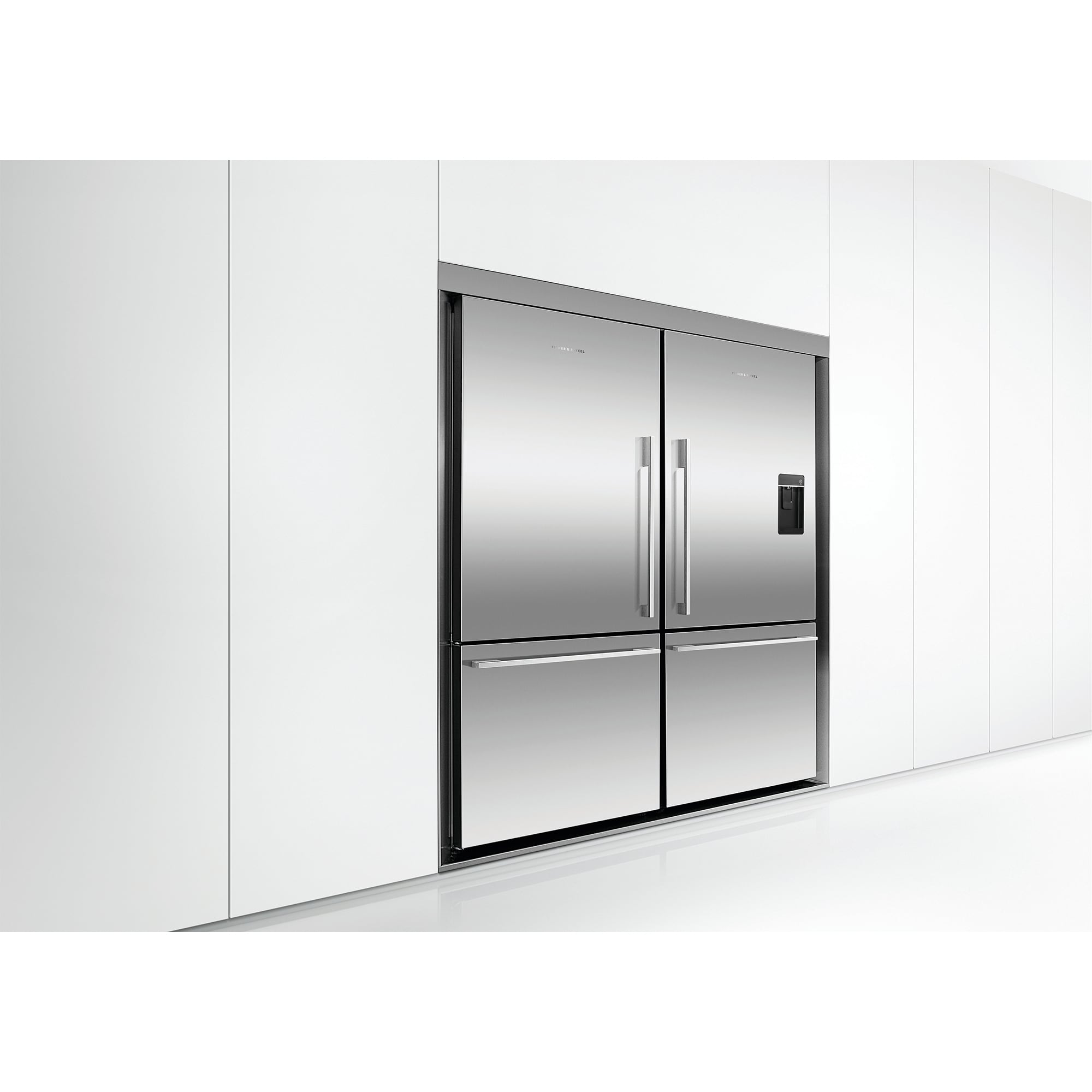 Fisher & Paykel Series 5 31 in. 17.1 cu. ft. Smart Counter Depth Bottom Freezer Refrigerator with Water Dispenser - Stainless Steel, , hires