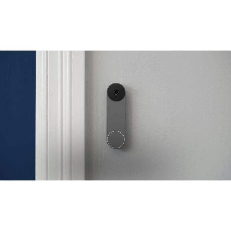 Google Nest Battery Powered 1080p Video Doorbell - Ash, , hires