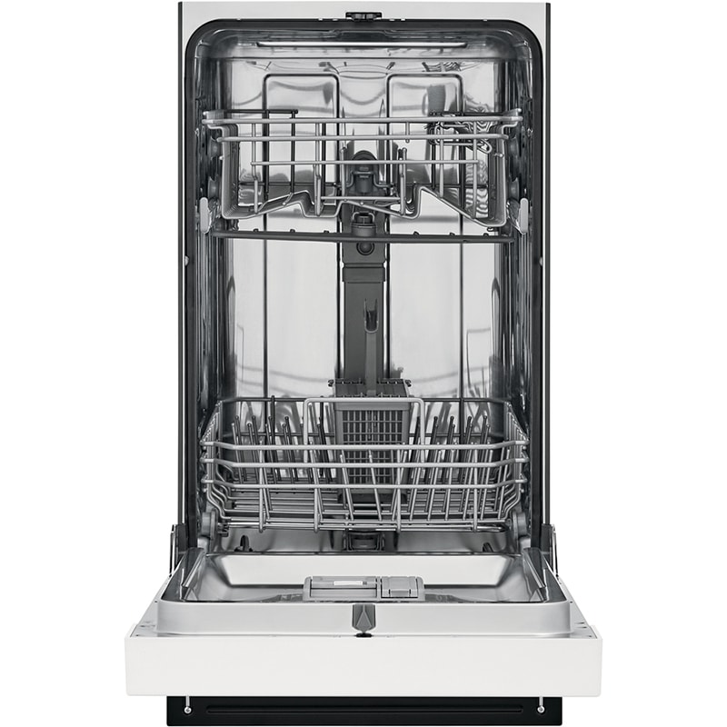 Frigidaire 18 in. Front Control Dishwasher with 52 dBa Sound Level & Pocket - White, White, hires