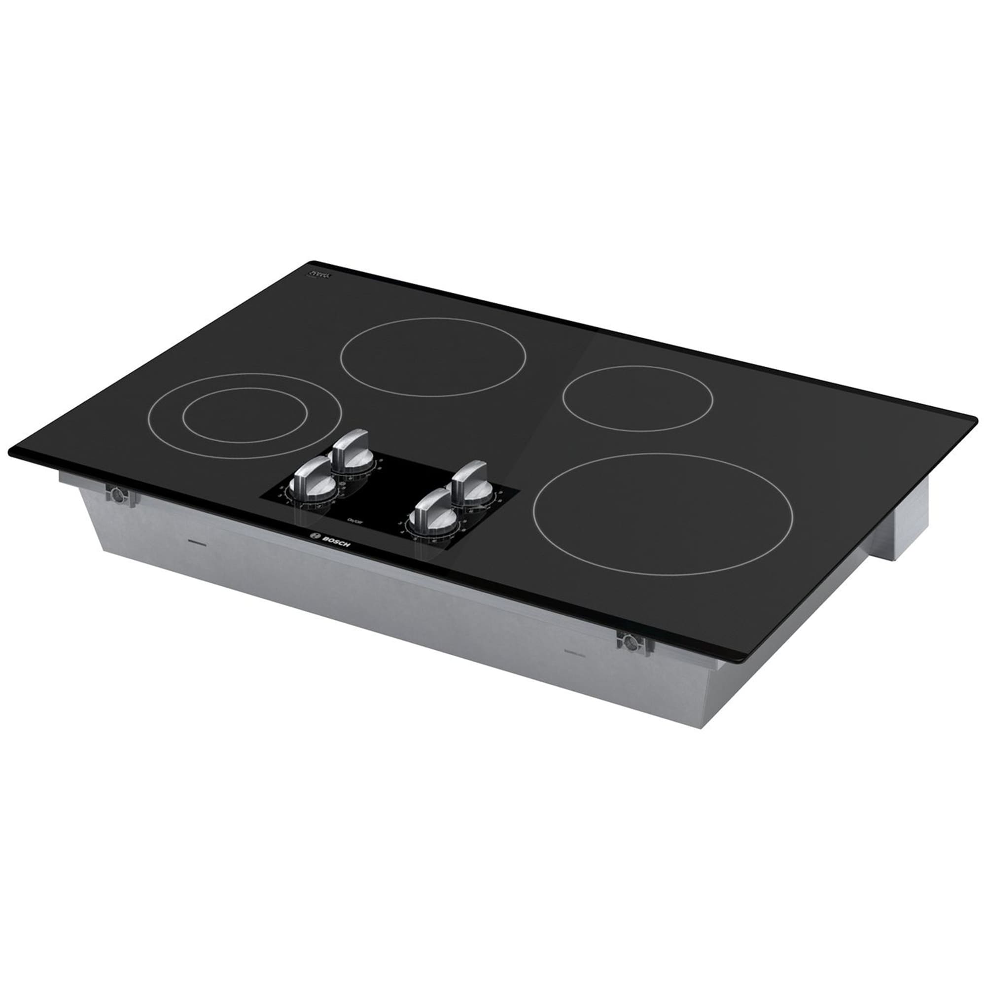 Bosch 500 Series 30 in. 4-Burner Electric Cooktop with Simmer Burner - Black, , hires