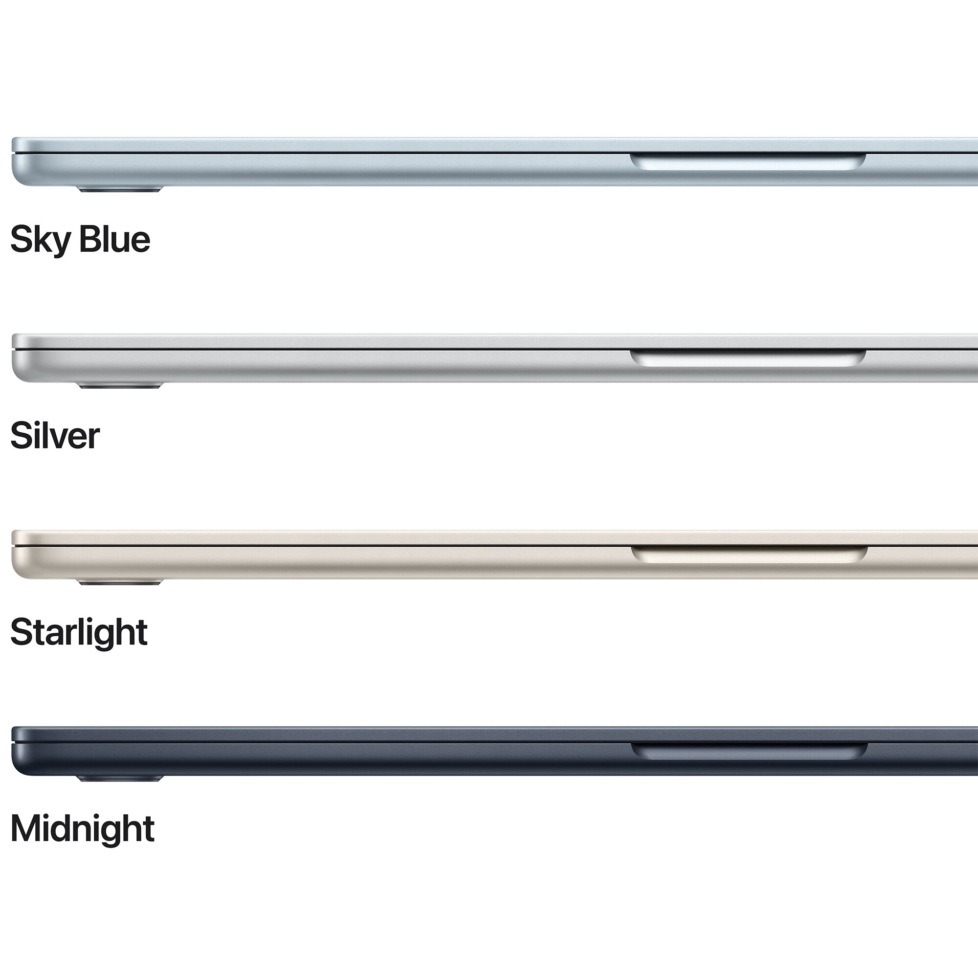 Apple MacBook Air (2025) 15 in. Notebook with Apple Intelligence, Apple M4 10-Core CPU, 10-Core GPU, 16 GB RAM, 256 GB SSD, up to 18 Hrs. of Battery Life & Mac OS - Silver, Silver, hires