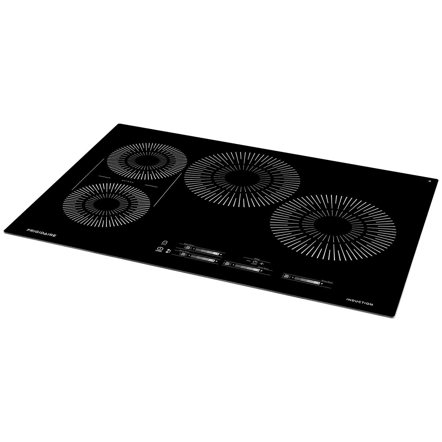 Frigidaire 30 in. 4Burner Induction Cooktop with Simmer Burner Black