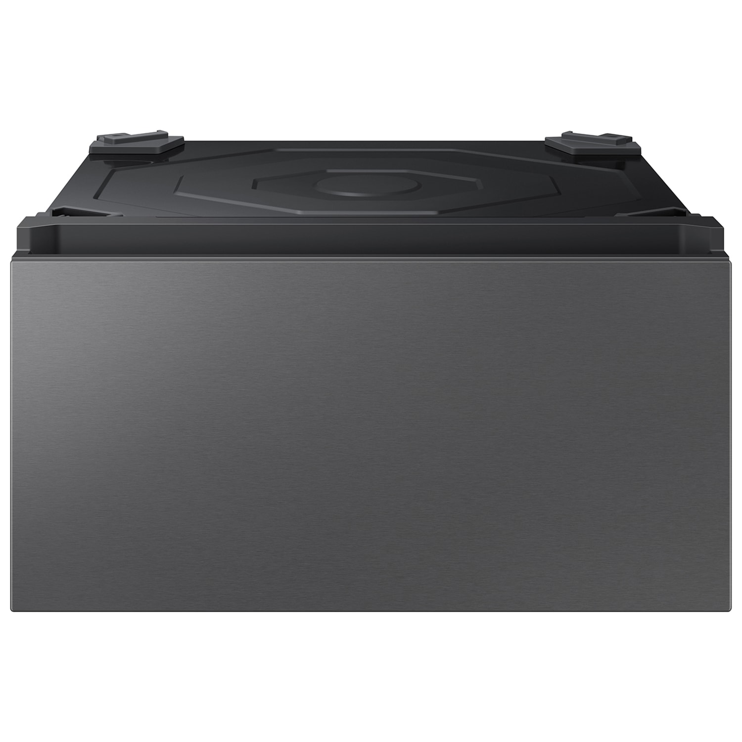 Samsung Bespoke 27 in. Wide Laundry Pedestal with Storage Drawer - Dark Steel, , hires