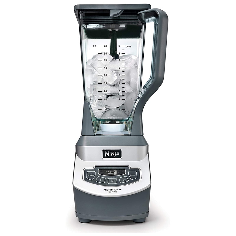 Ninja Pro 72 Oz. 3-Speed Countertop Blender with Plastic Jar & Nutri Ninja Cups - Gray, , hires