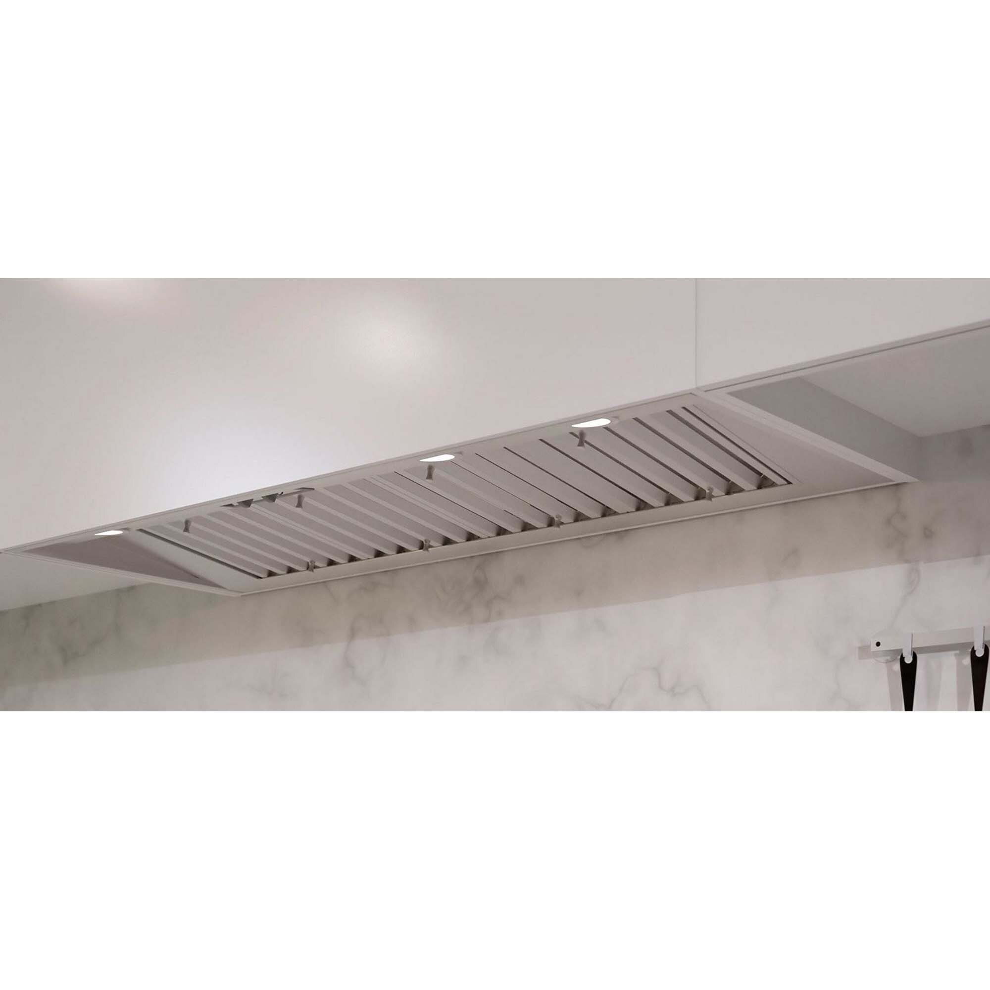 Wolf 60 in. Ducted Standard Style Range Hood with 3 LED Lights - Stainless Steel, , hires