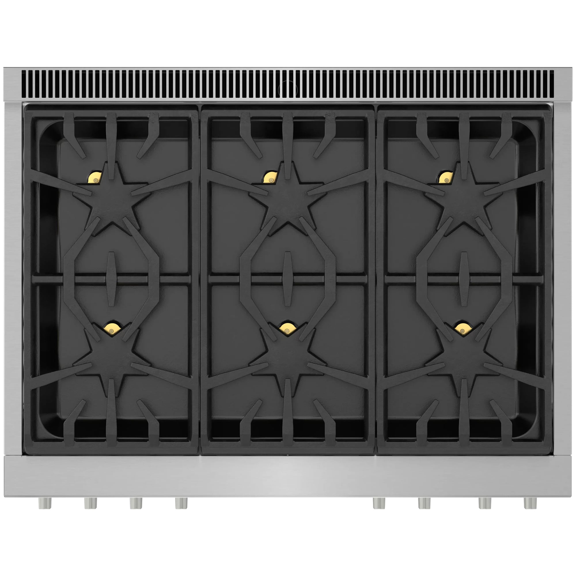 Thermador Pro Harmony Professional Series 36 in. 4.9 cu. ft. Smart True European Convection Dual Fuel Range with 6 Sealed Burners - Stainless Steel, , hires