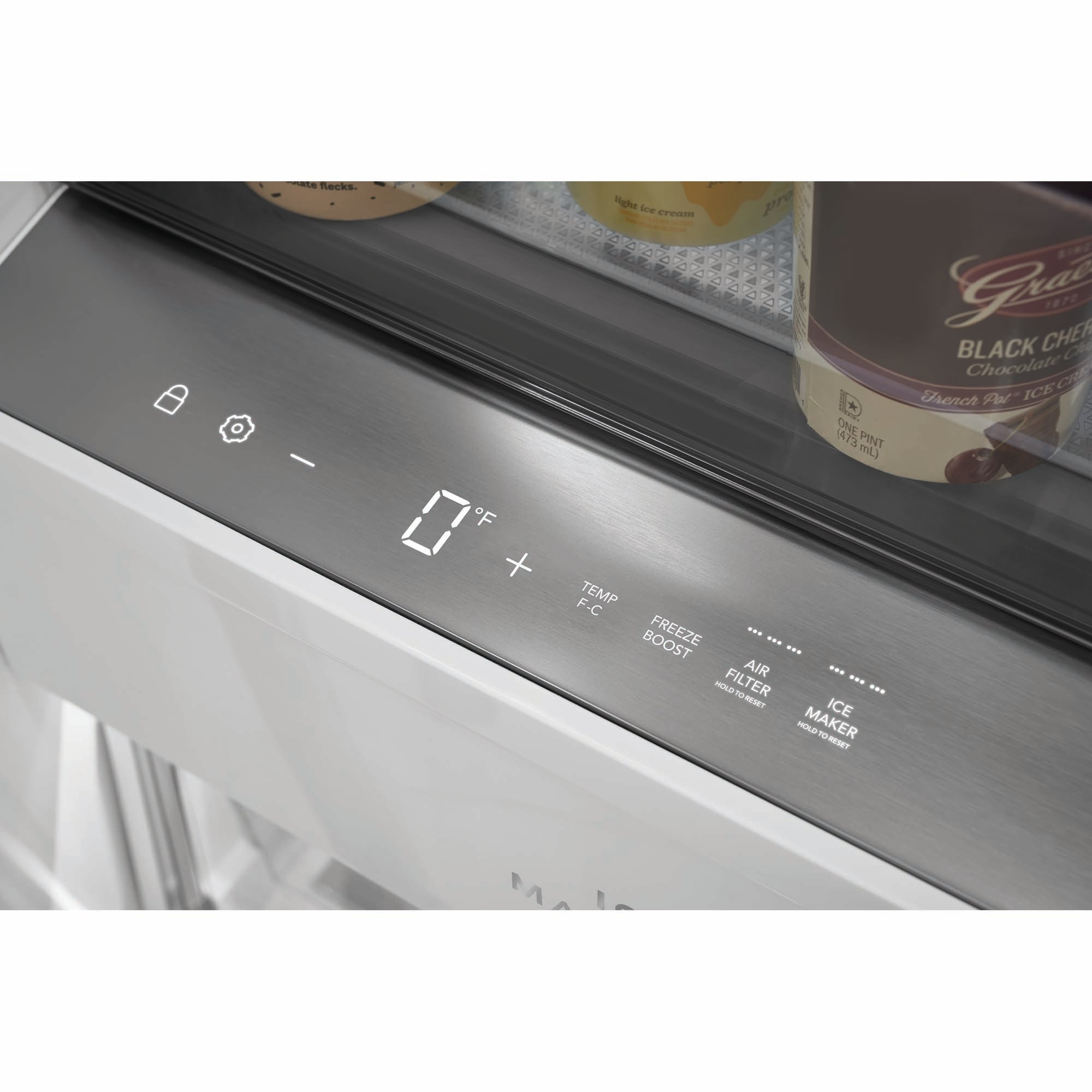 Frigidaire Professional Series 33 in. 18.8 cu. ft. Double-Drawers Upright Freezer with Ice-Maker & Adjustable Shelves - Stainless Steel, , hires