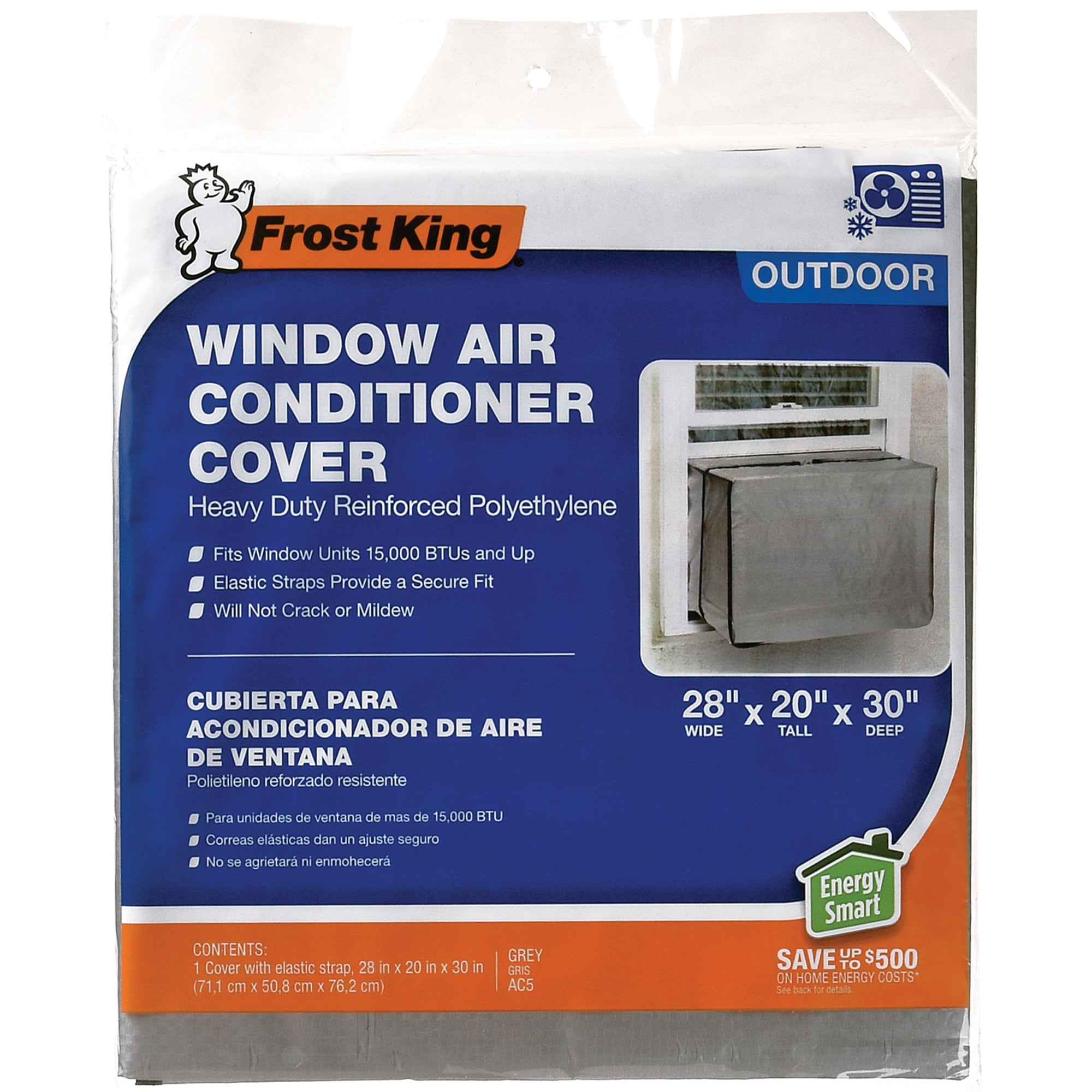 Frost King Heavy Duty Exterior 18" x 27" x 30" Air Conditioner Cover, , hires