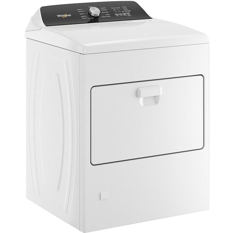 Whirlpool 29 in. 7.0 cu. ft. Top Loading Gas Dryer with 11 Dryer Programs, 1 Dry Options, Wrinkle Care & Sensor Dry - White, , hires
