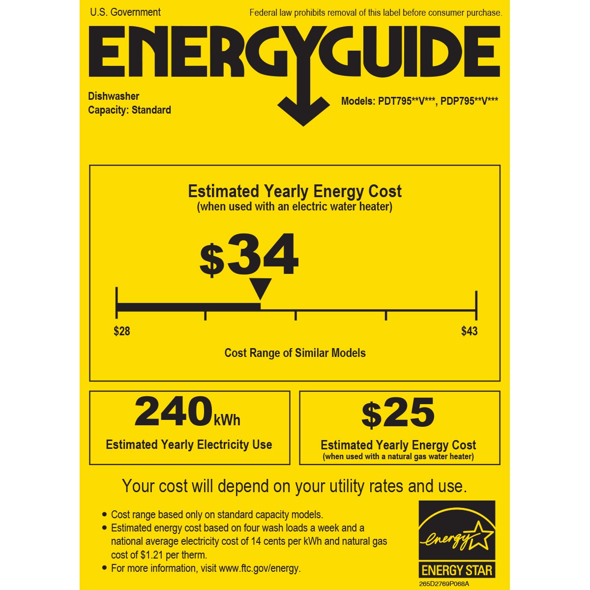 GE Profile 24 in. Top Control Flush-Mount Smart Dishwasher with 39 dBa Sound Level, 3rd-Rack & Twin Turbo Dry Boost - Fingerprint resistant Black Stainless, , hires