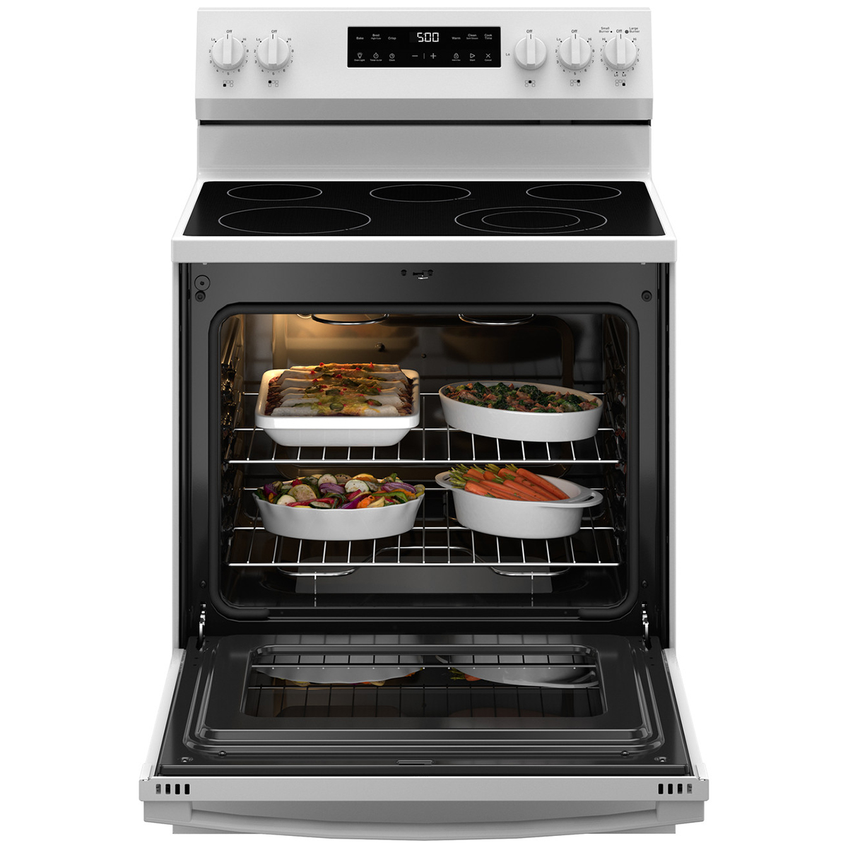 GE 500 Series 30 in. 5.3 cu. ft. Electric Range with Radiant Burners ...